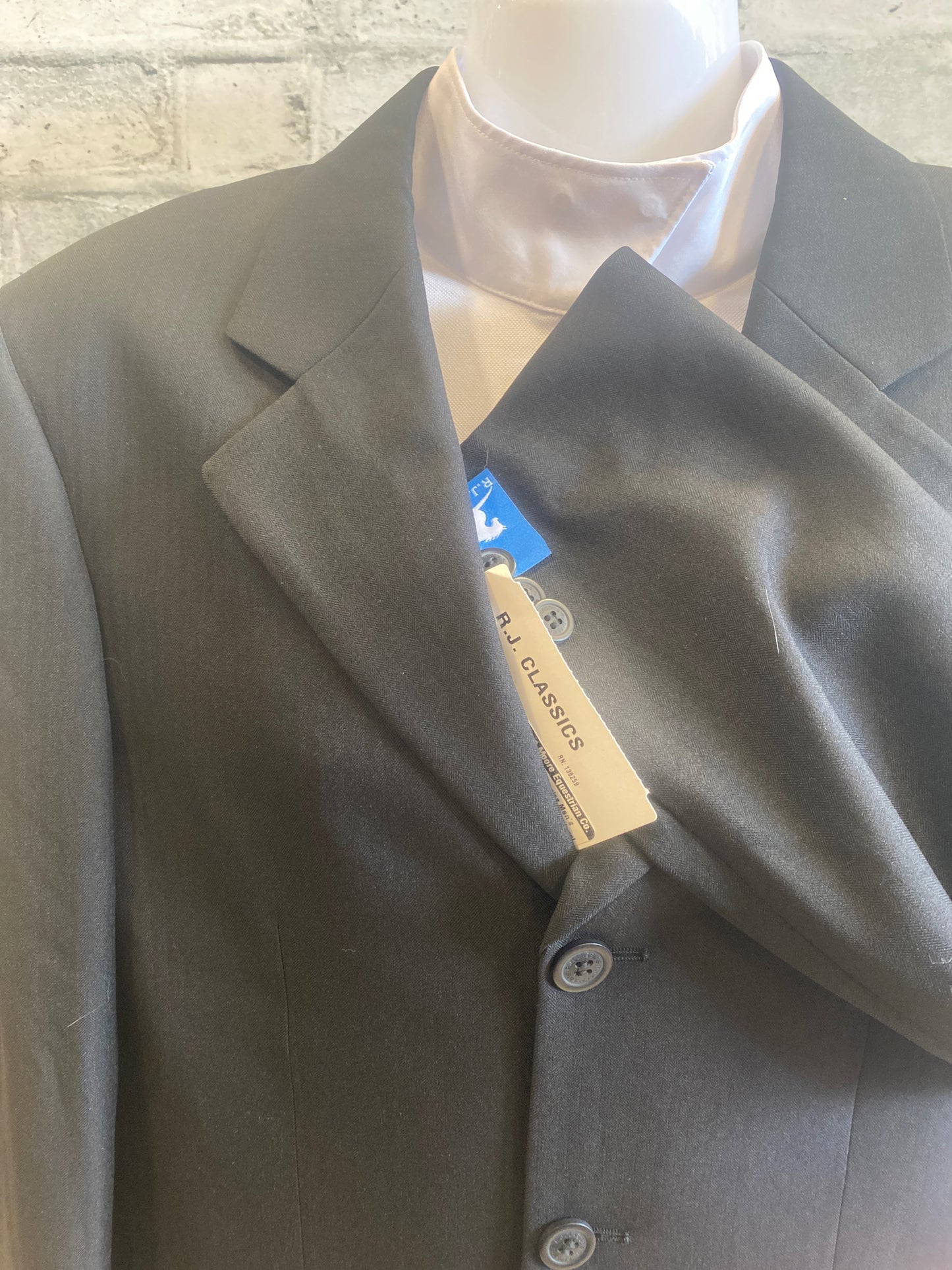 RJ Classics Show Coat Black Mens 36 NEW