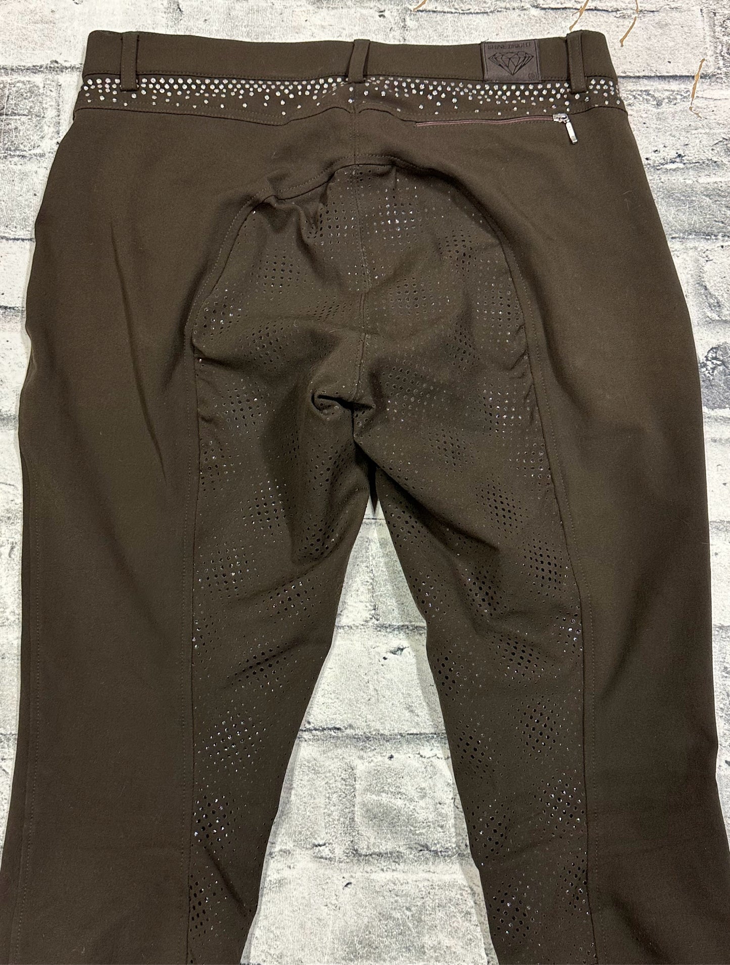 BR Full Seat Breeches Brown 32