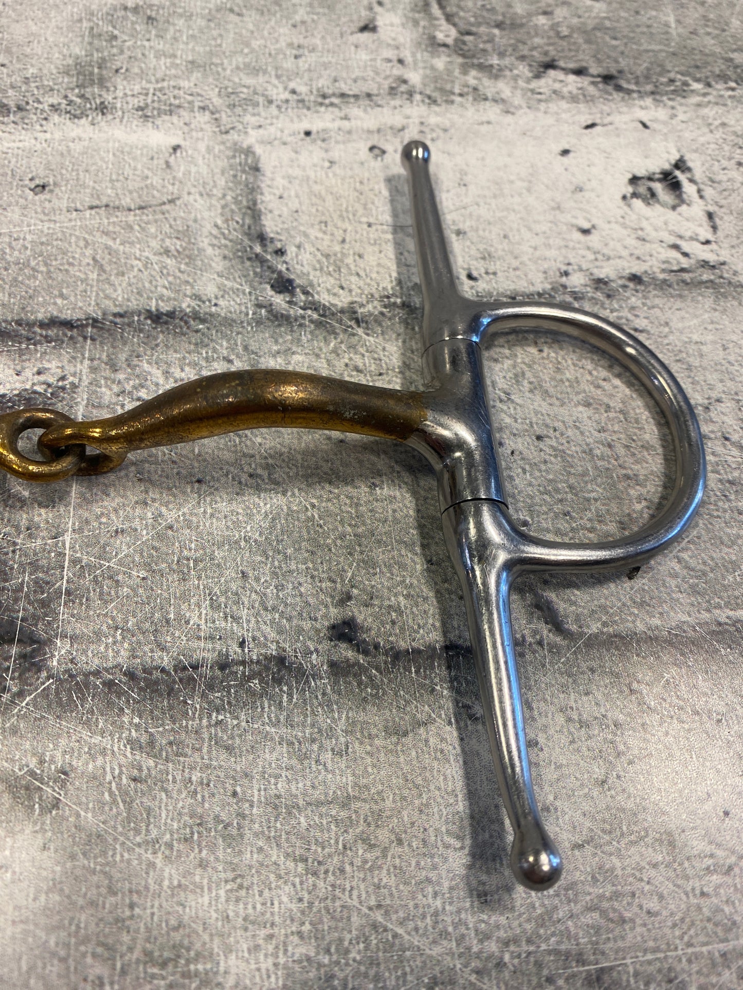 5.5" Myler Curved Full Cheek Snaffle Bit