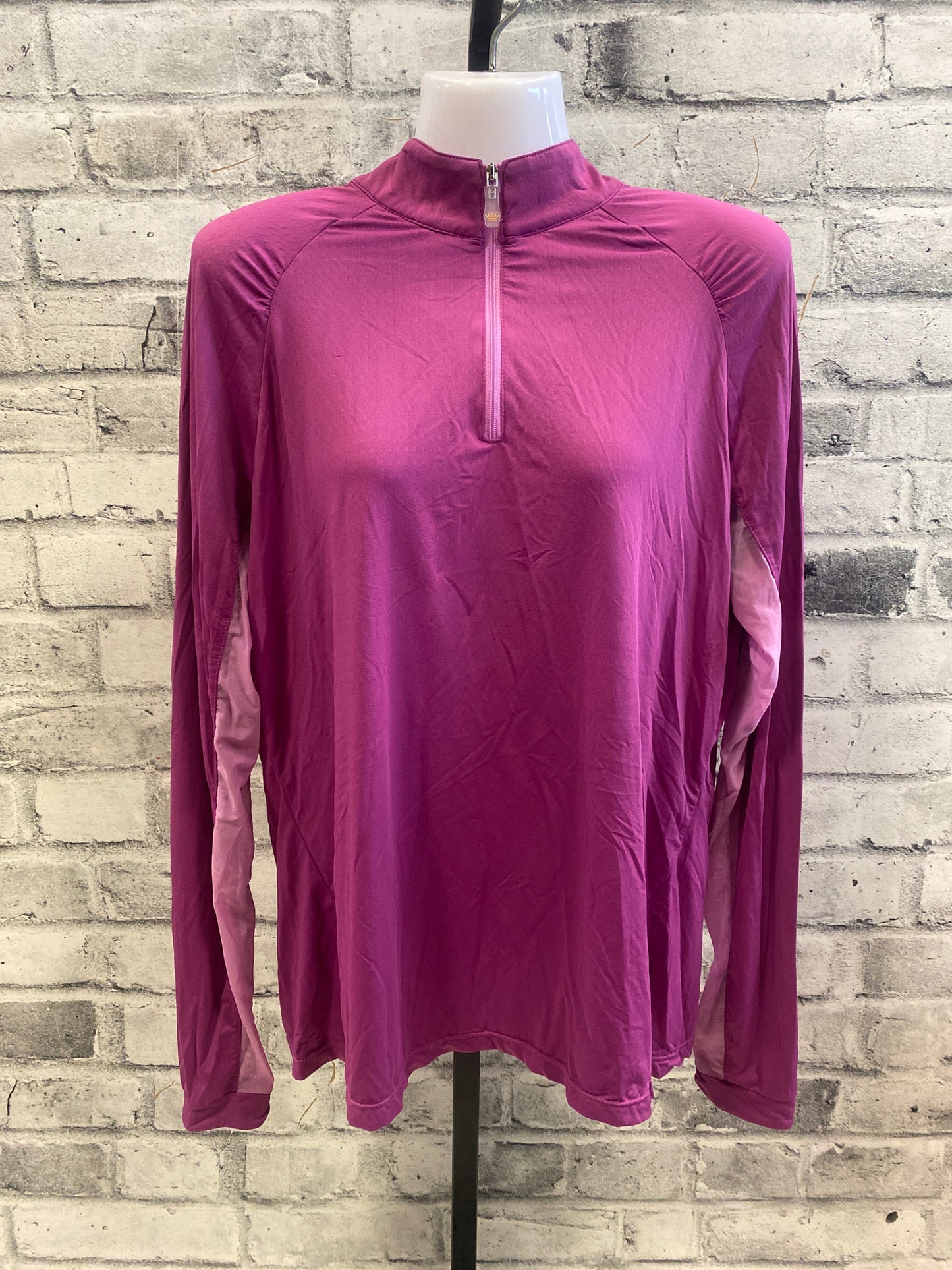 Kastel 1/4 Zip LS Sun Shirt Magenta XL