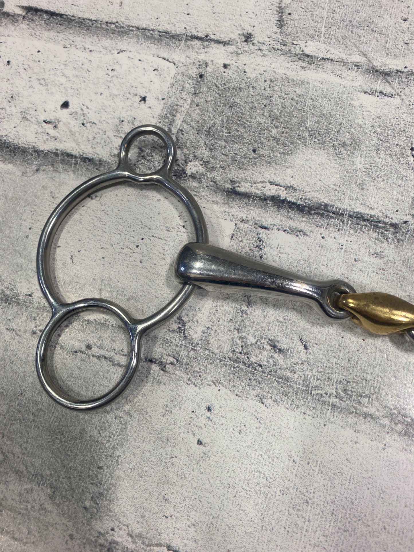 5.5" Stubben Broken 3-Ring Gag