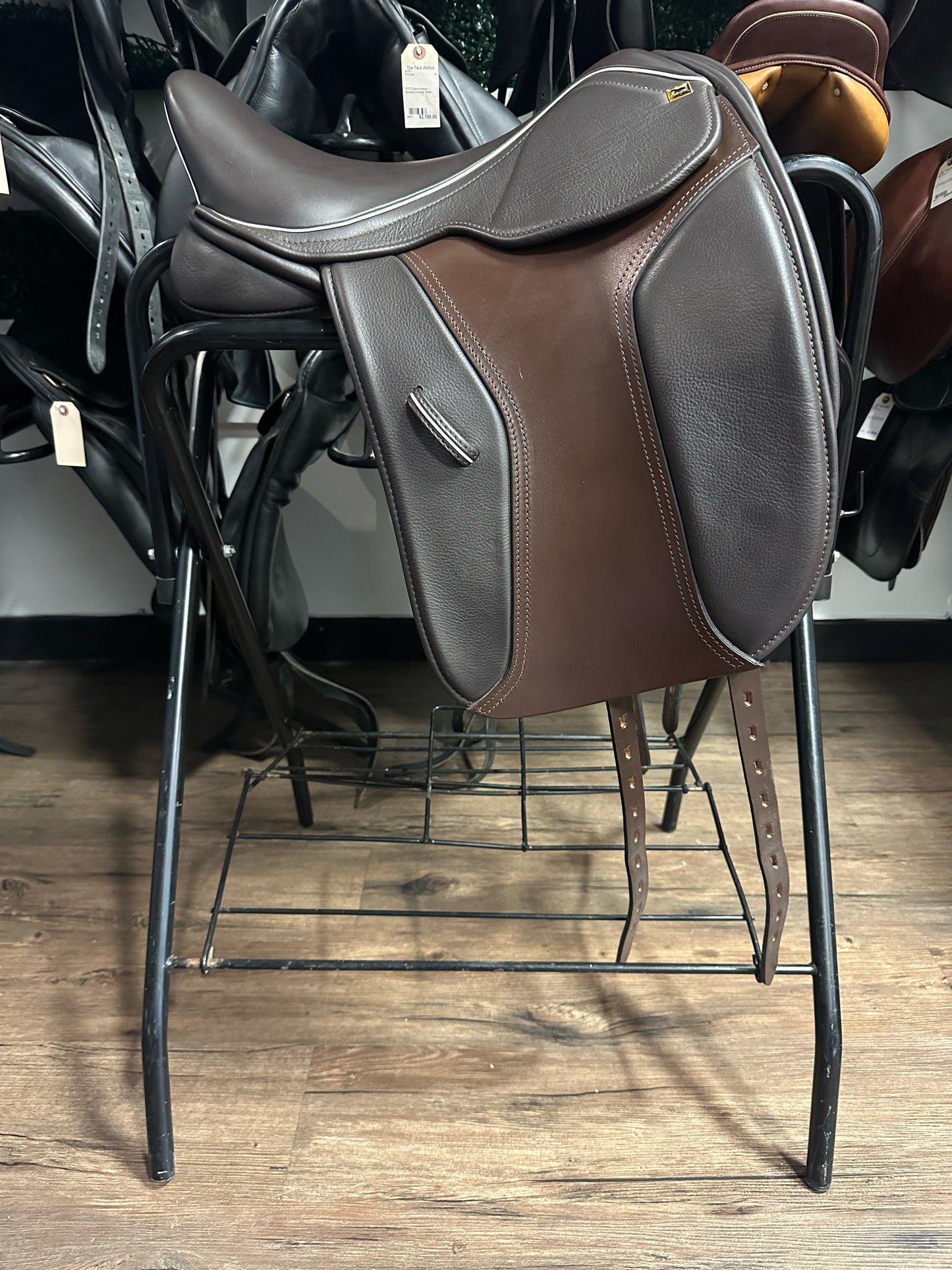 16.5" Black Country Dante Dressage Saddle Brown