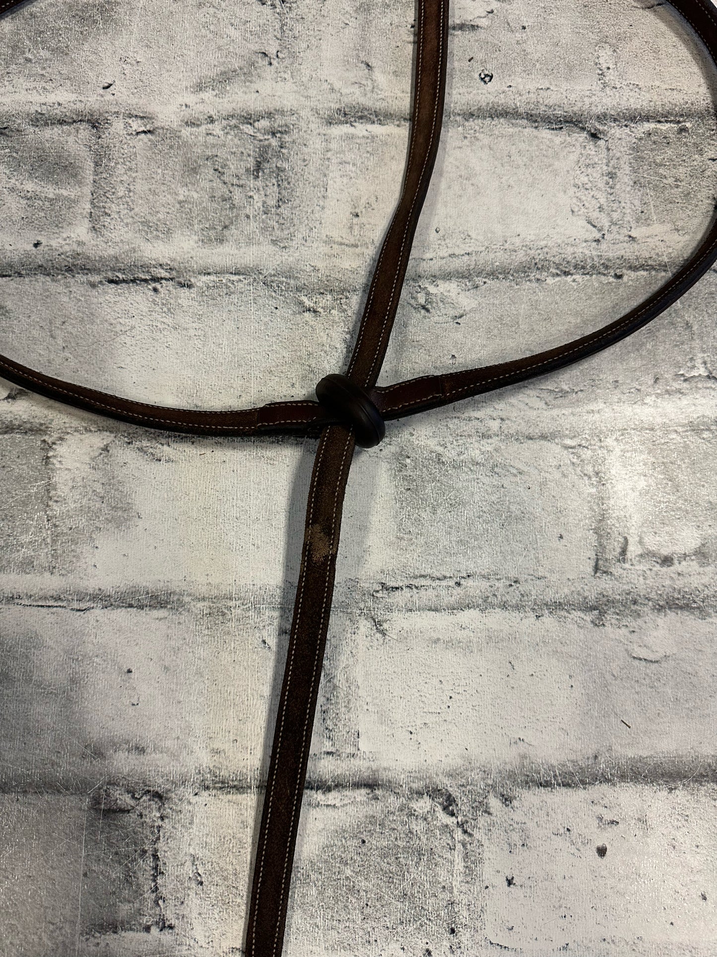 Raised Standing Martingale Brown Cob