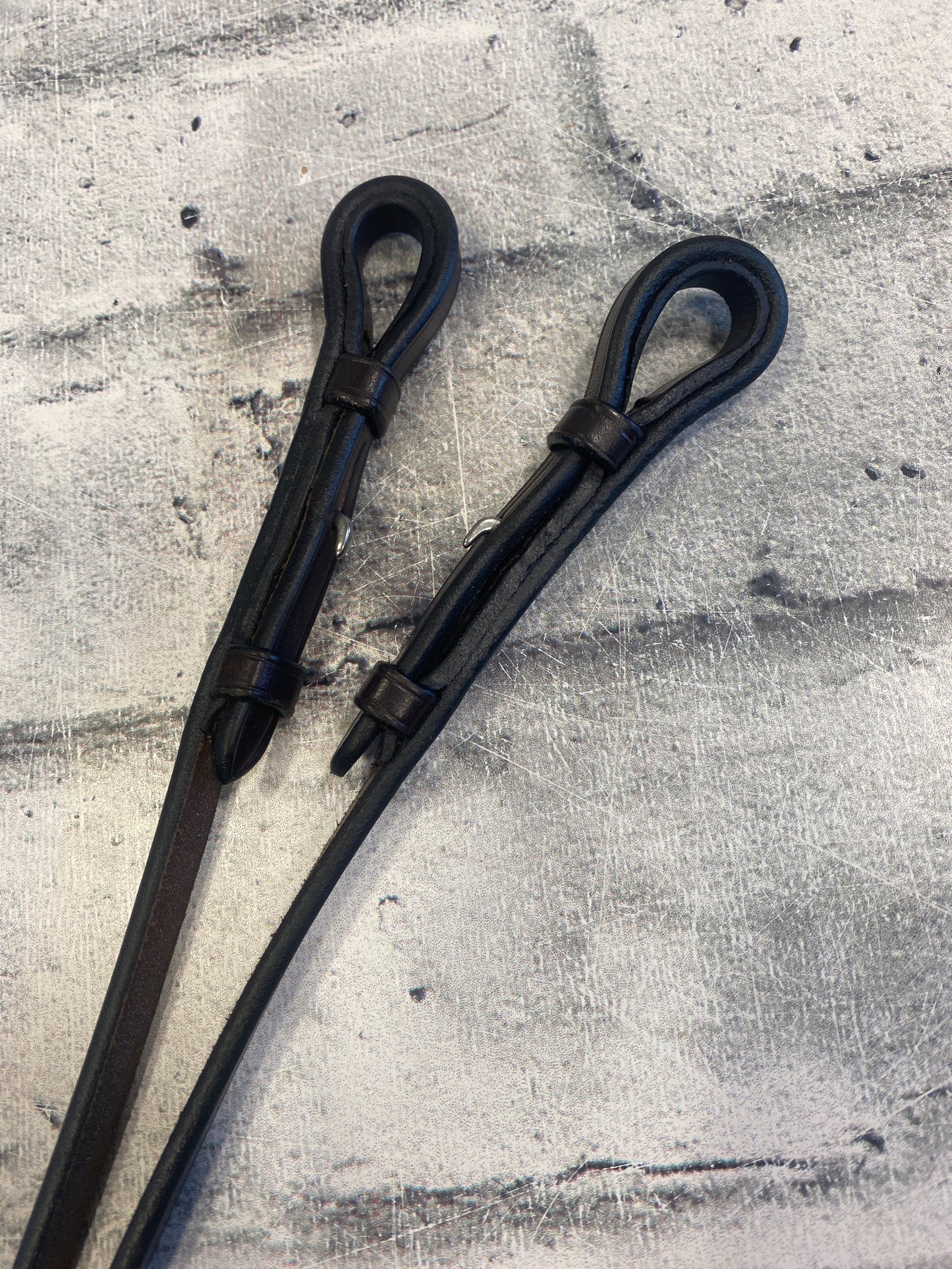 Joseph Sterling Brown Leather Curb Reins