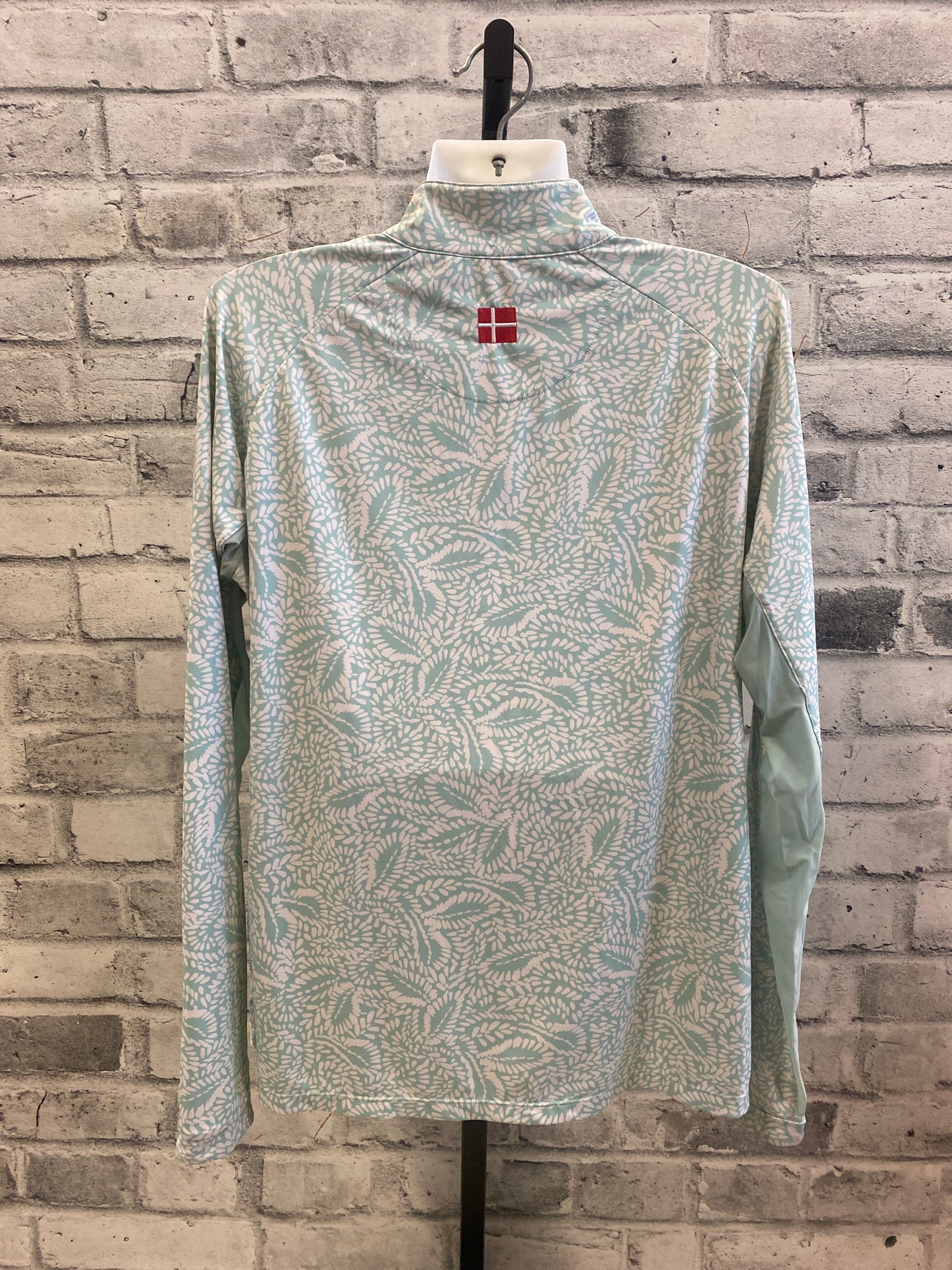 Kastel 1/4 Zip LS Sun Shirt Aqua/White XL