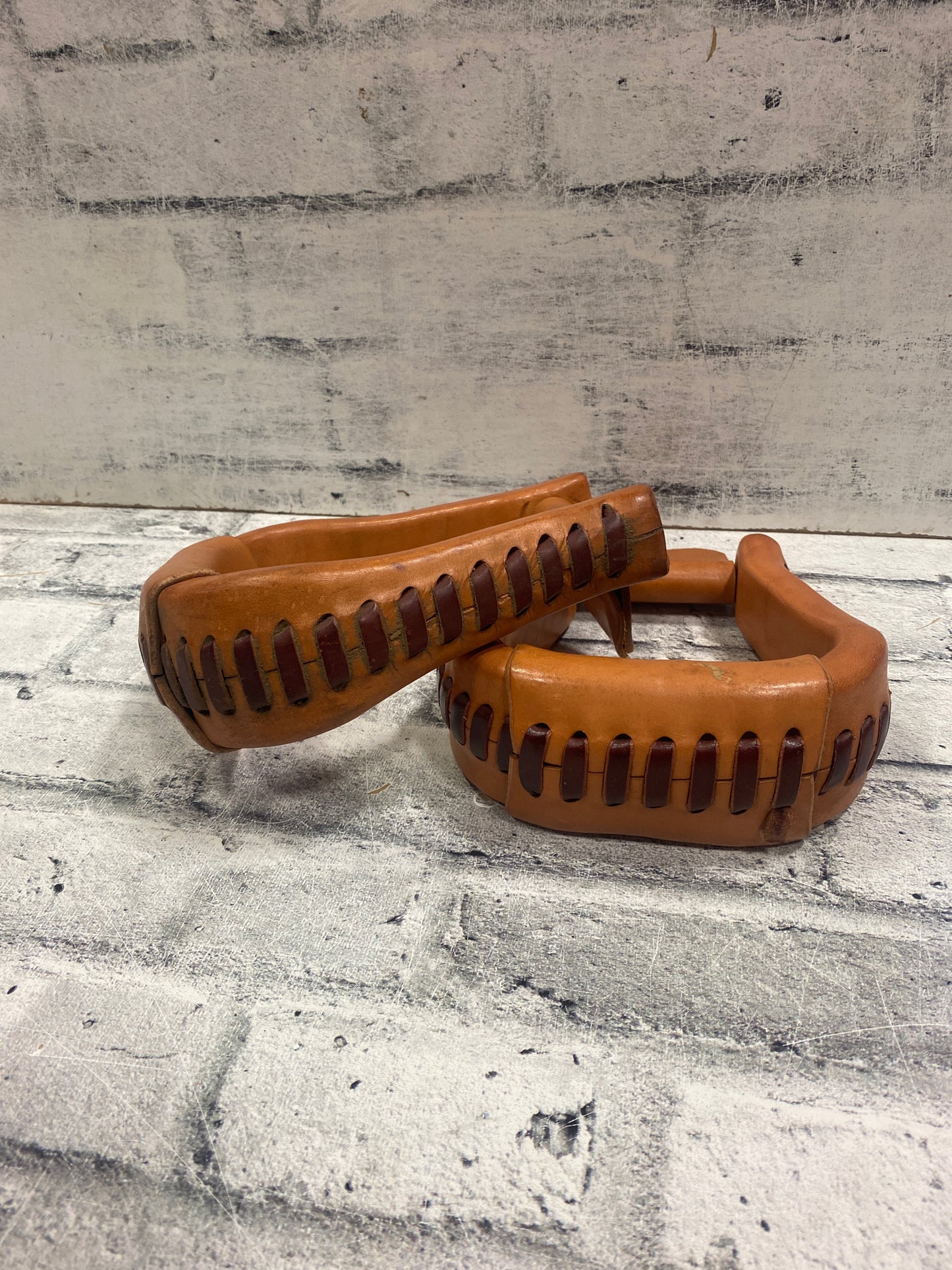 Leather Wrapped Stirrups