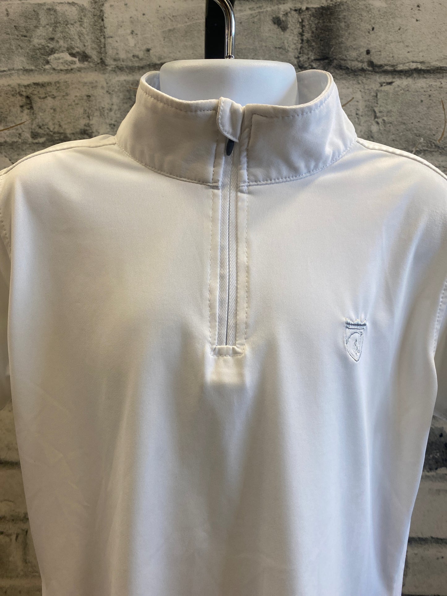 Elaaton Platinum SS Show Shirt White Childrens M