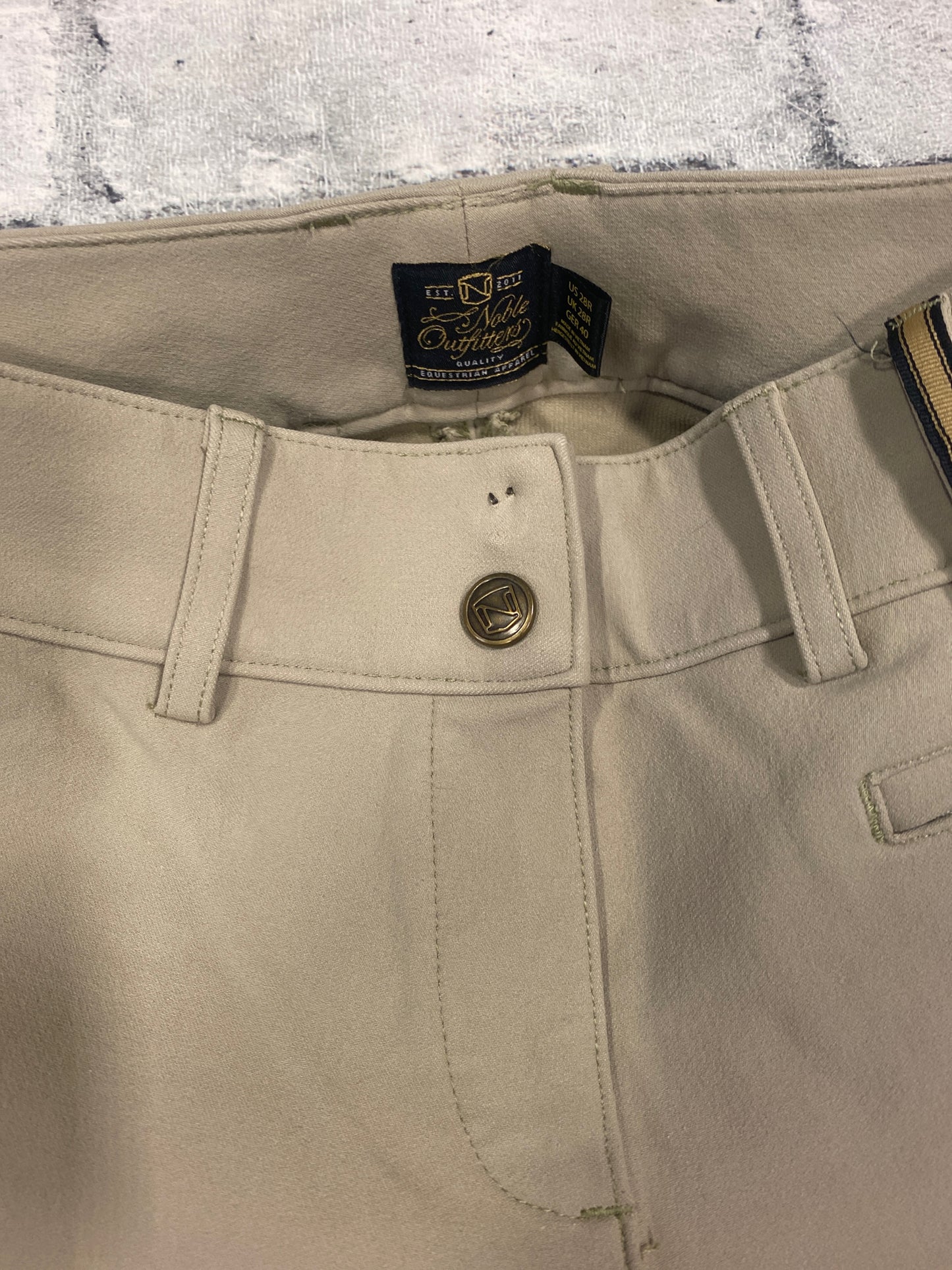 Noble Outfitters FS Breeches Beige 28R