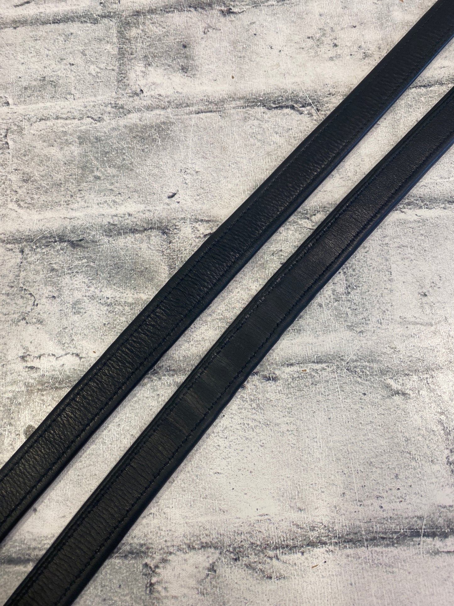 58" Forestier Stirrup Leathers Black