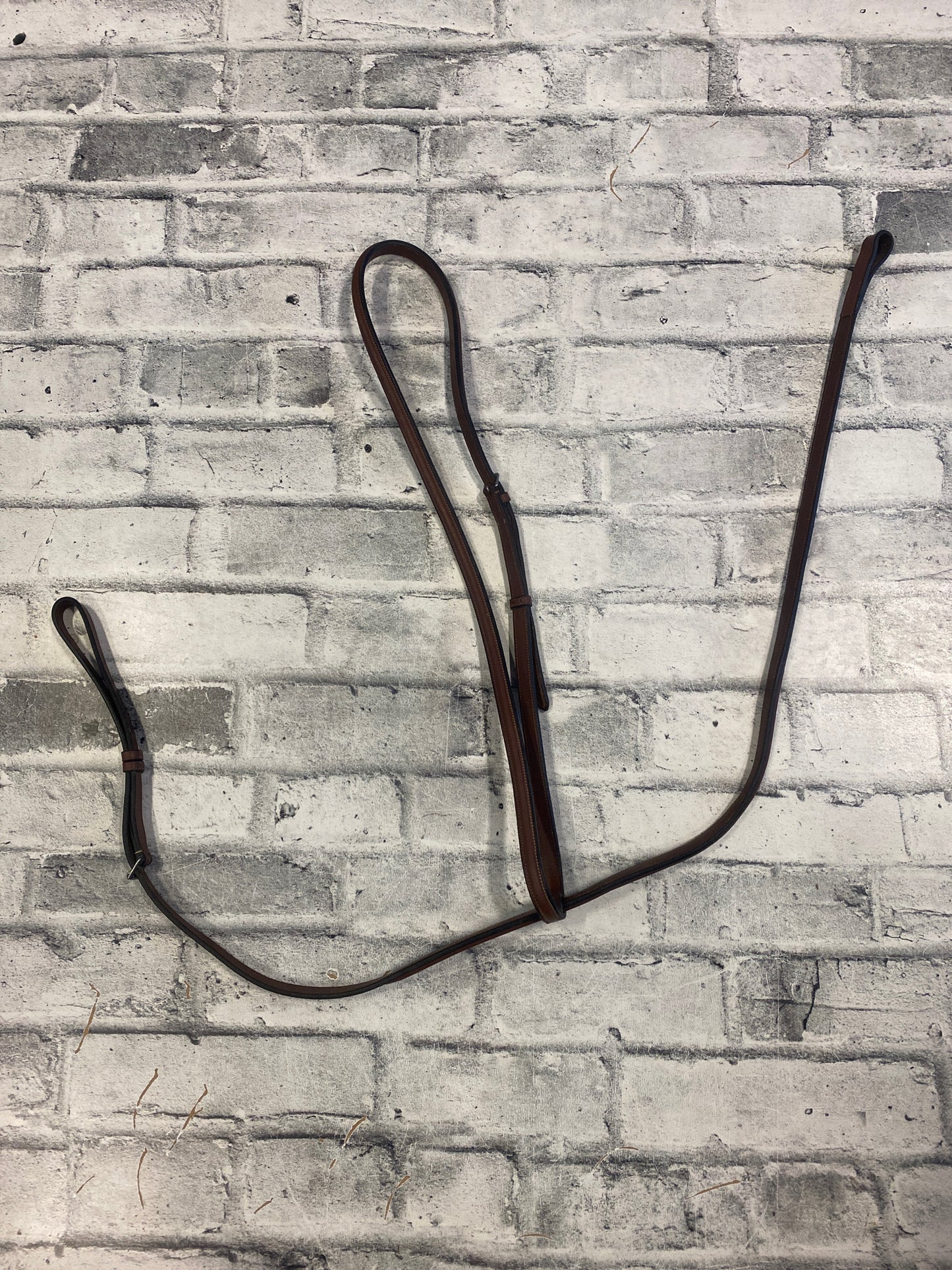 Raised Fancy Stitch Standing Martingale Brown XFull