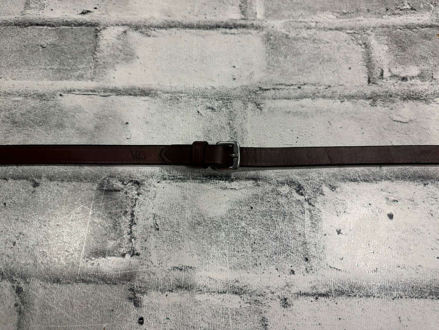 VDB Fancy Stitch Hunter Bridle Brown Cob + Reins