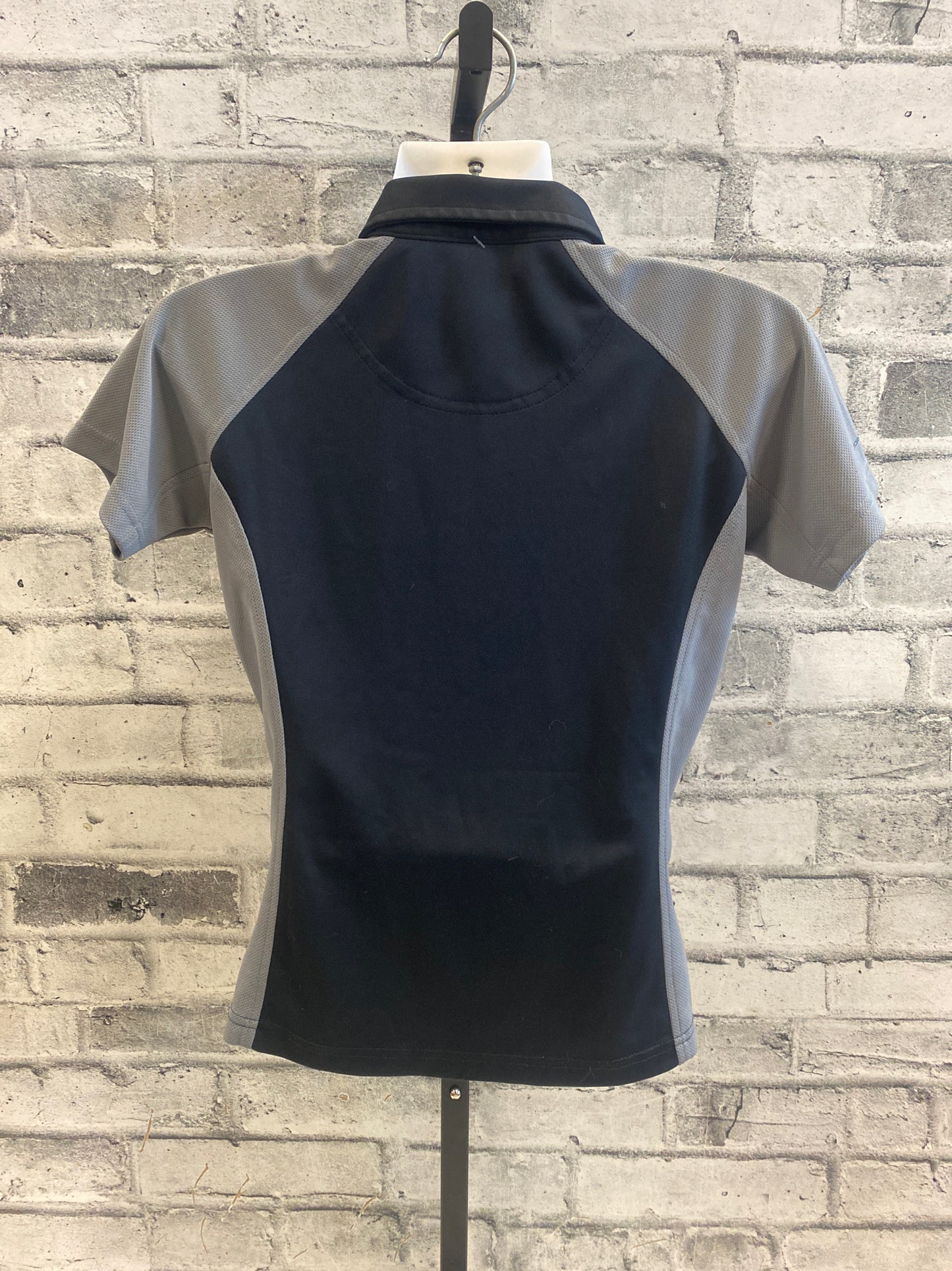 Stormtech SS Polo Black/Grey S