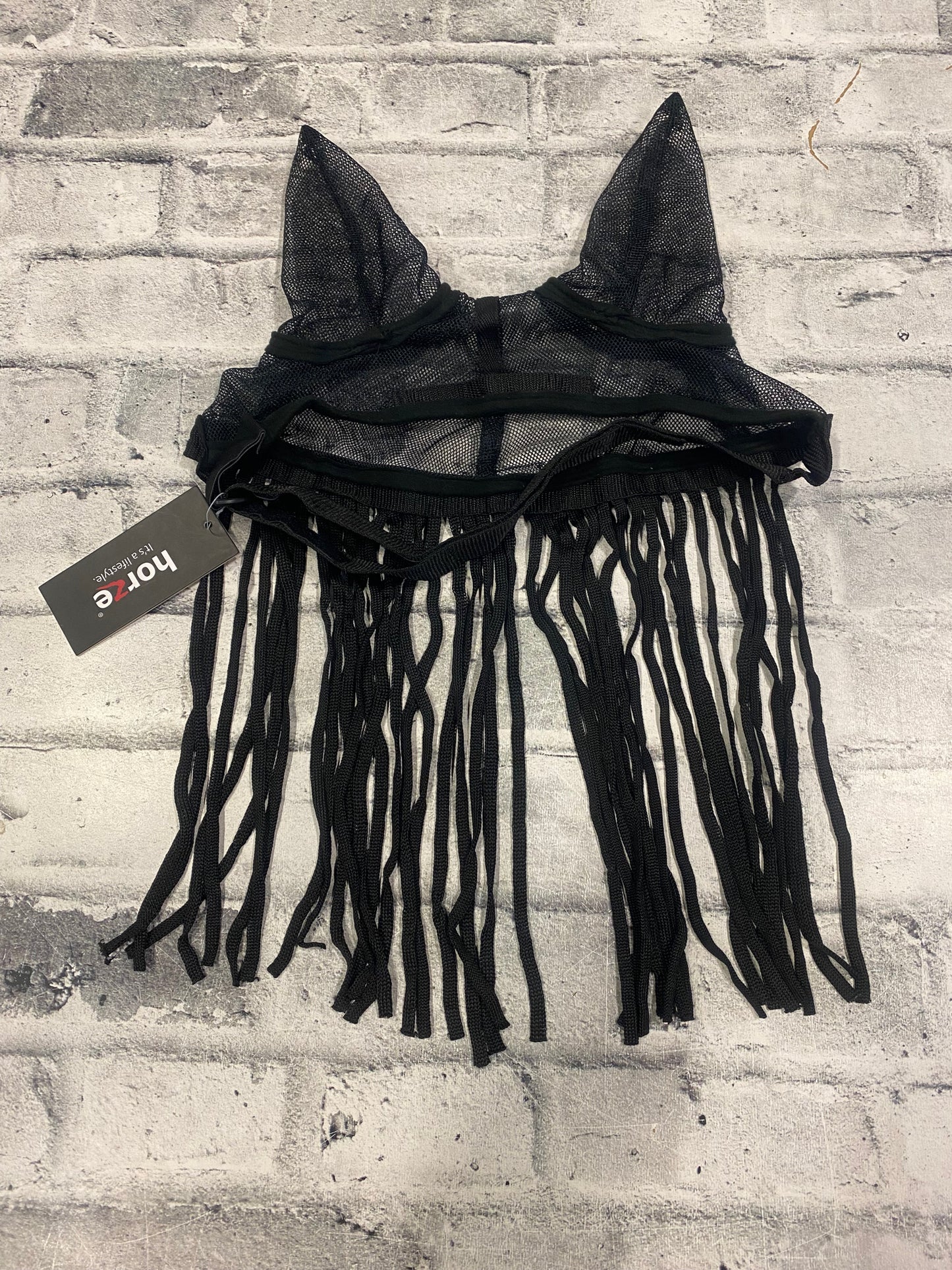 Horze Fly Veil Black Pony NEW