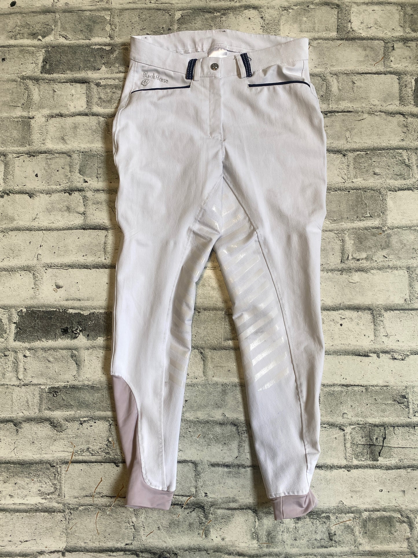Black Horse FS Grip Breeches White 28