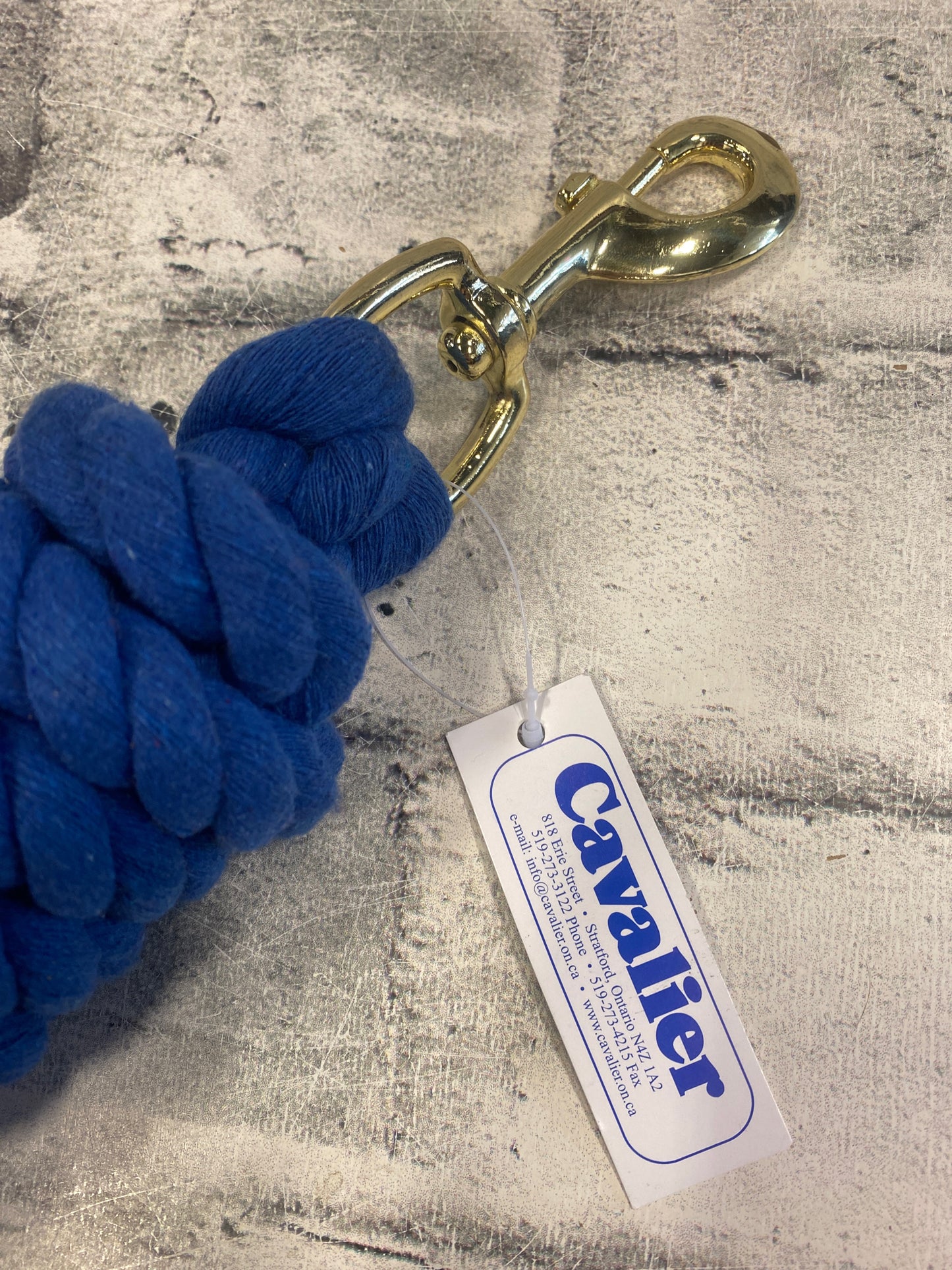 Cotton Lead Rope Blue NEW