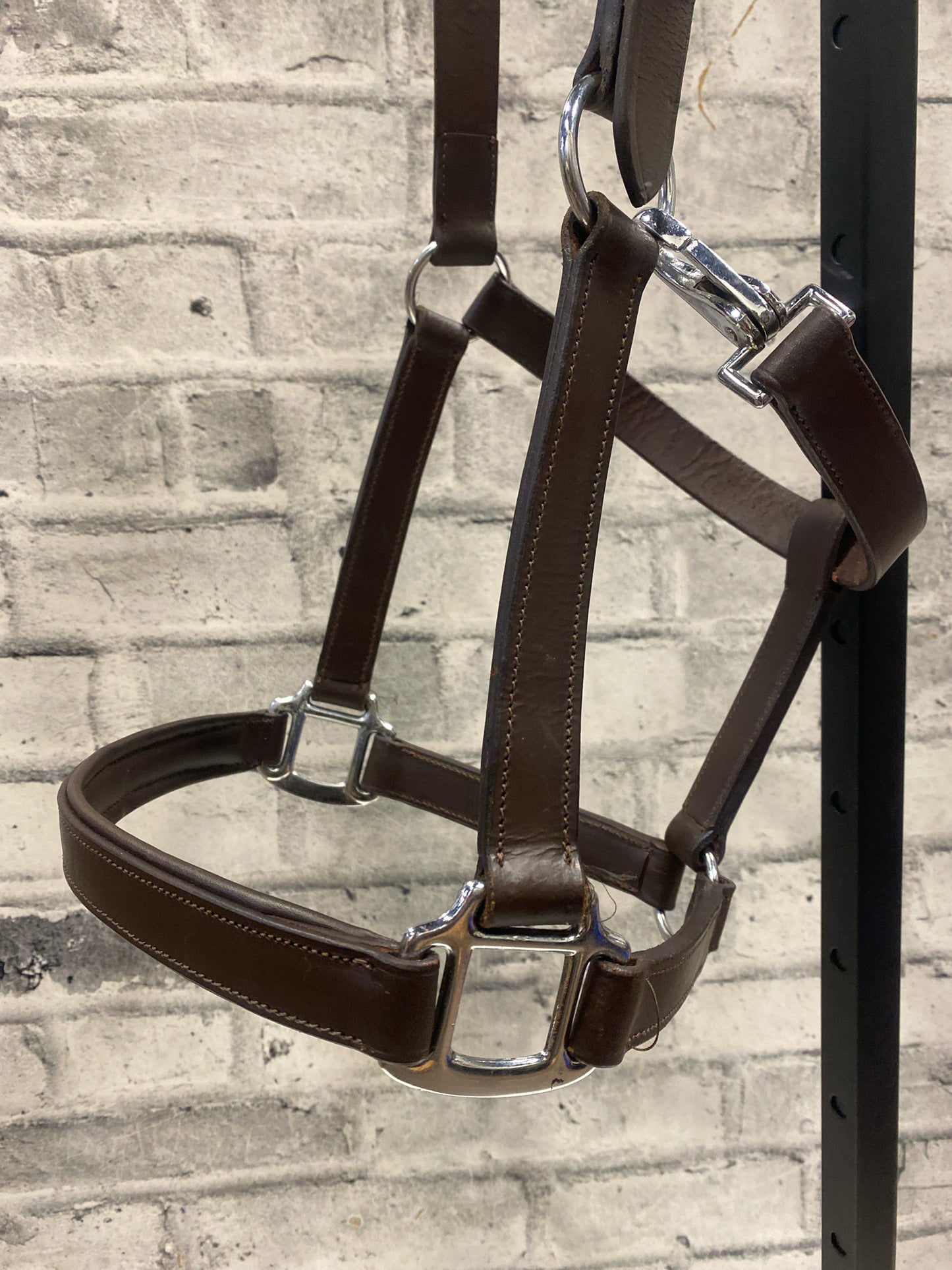 Leather Halter Brown F