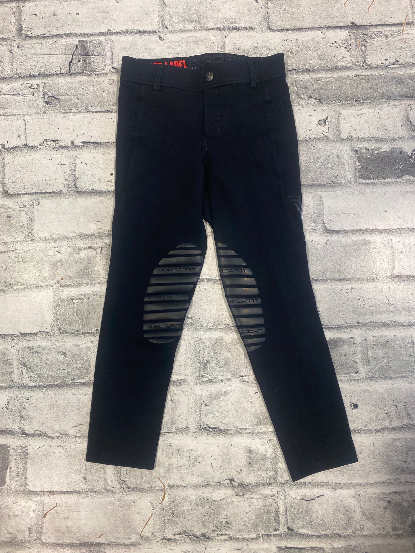 Elation Red Label KP Pull On Breeches Black Childrens M