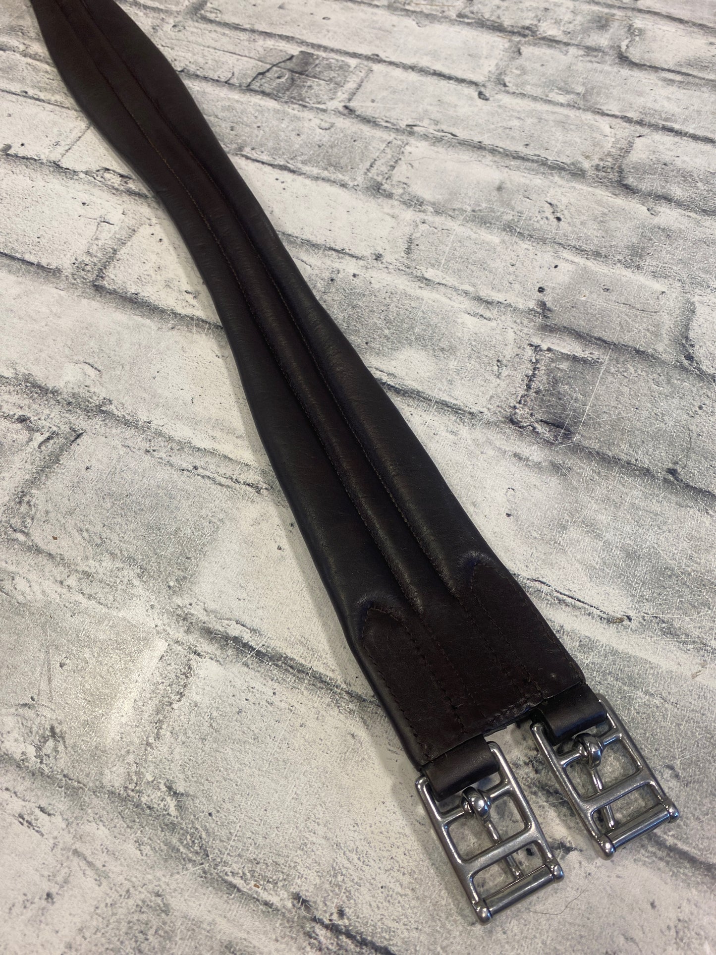 46" One Sided Elastic Leather Girth