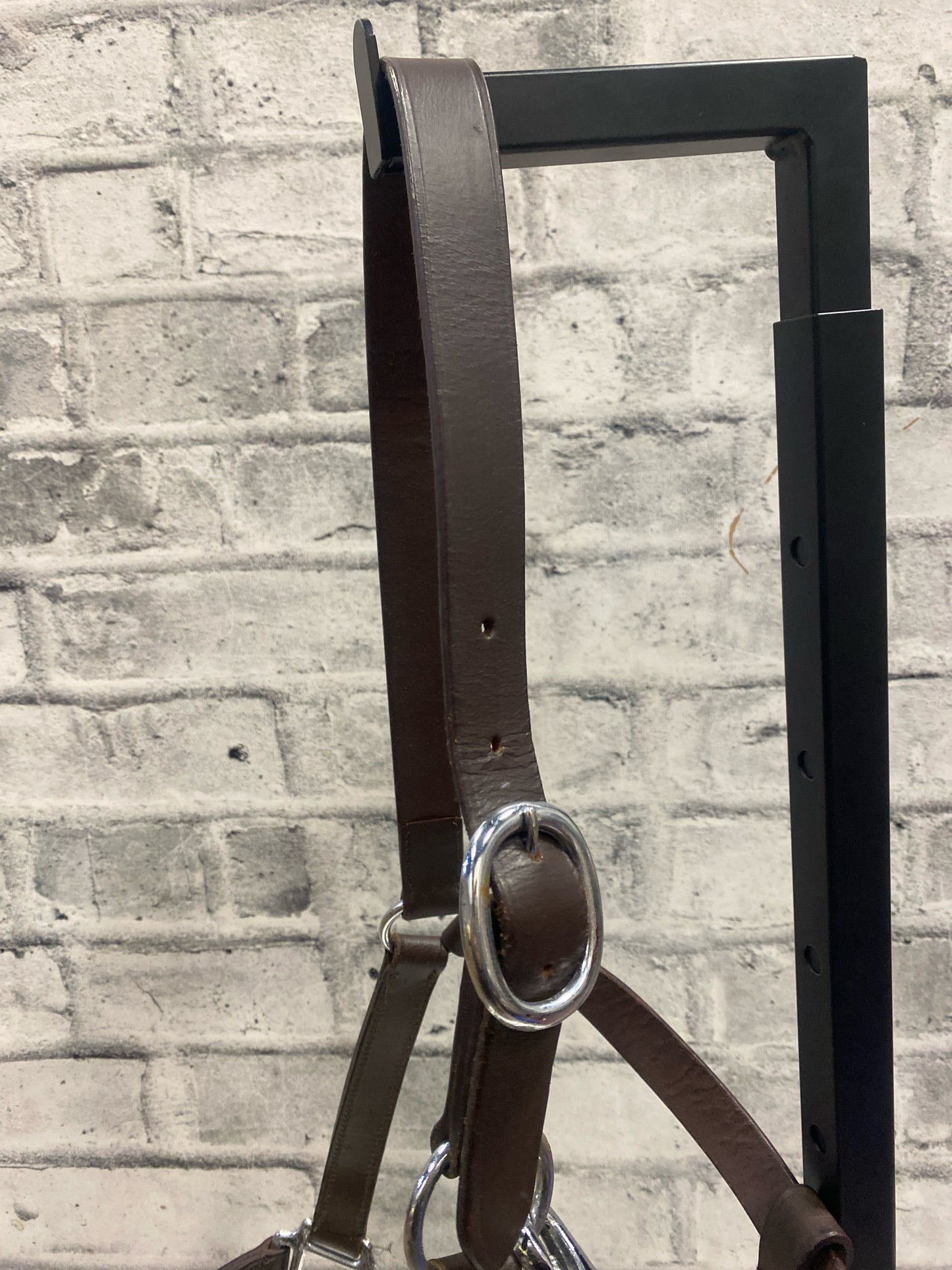 Leather Halter Brown F