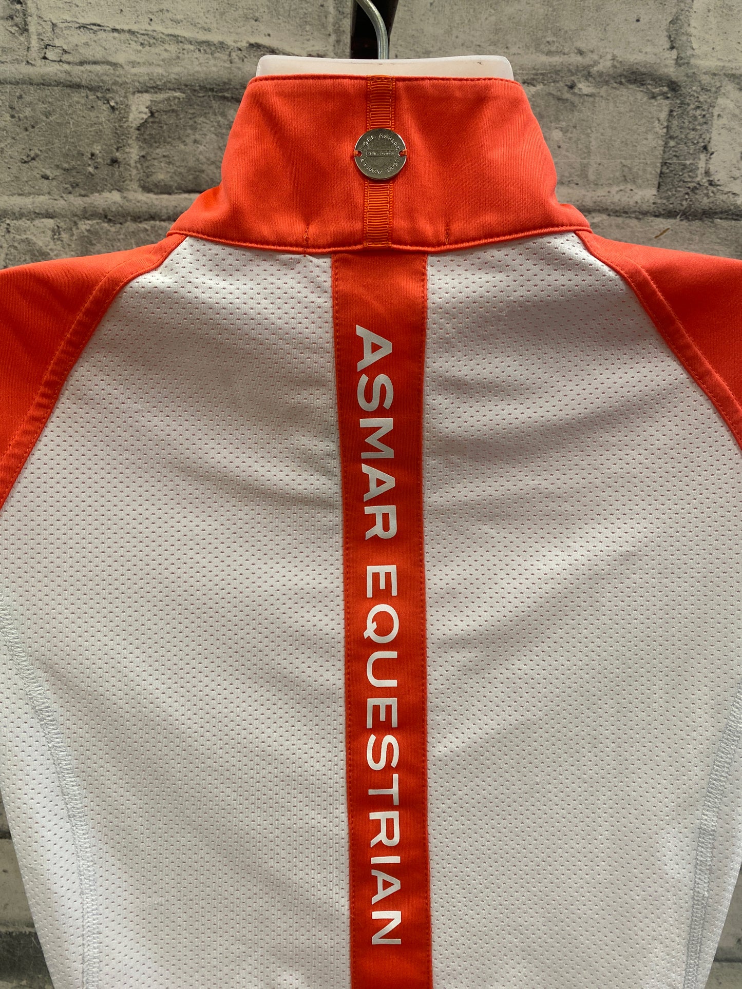 Asmar SS Mesh Summer Shirt Coral/White XS