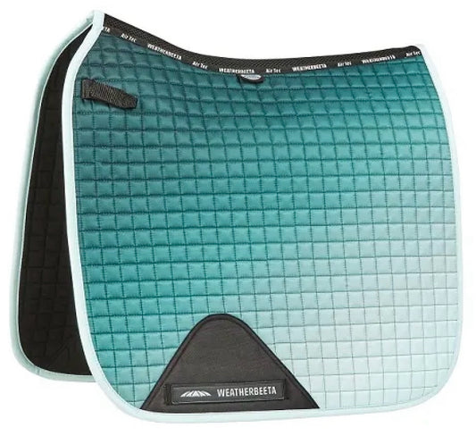 Weatherbeeta Prime Ombre Dressage Saddle Pad Green Full