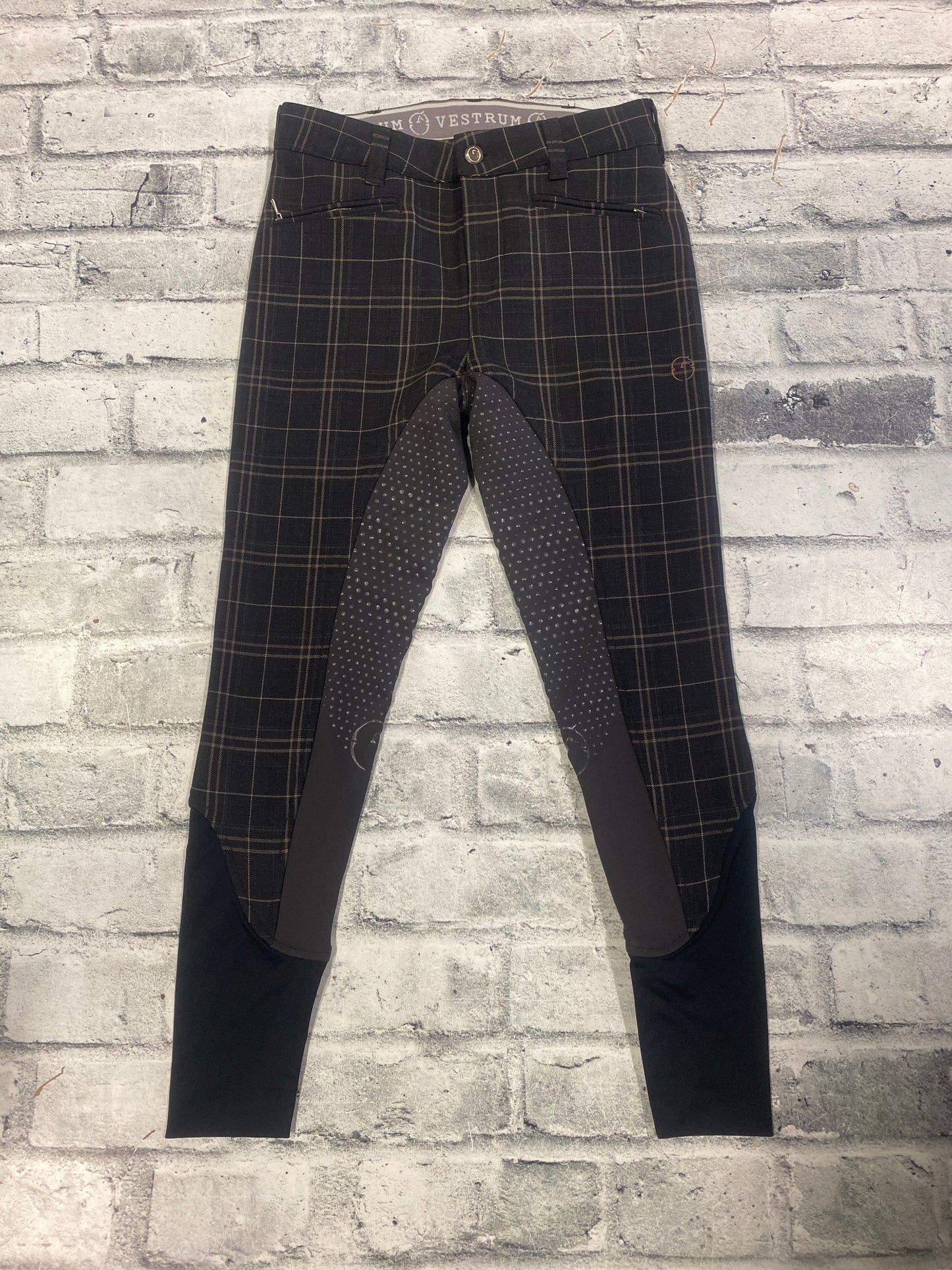 Vestrum Roma FS Grip Breeches Plaid 28