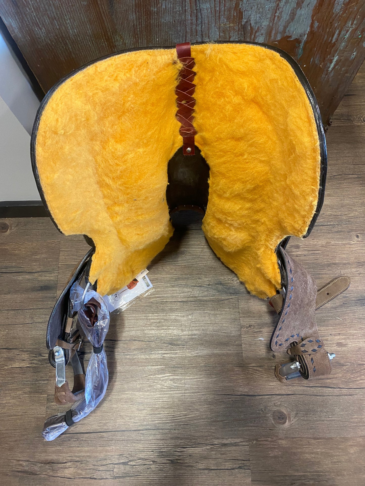 13" Double T Barrel Saddle - 7" Gullet
