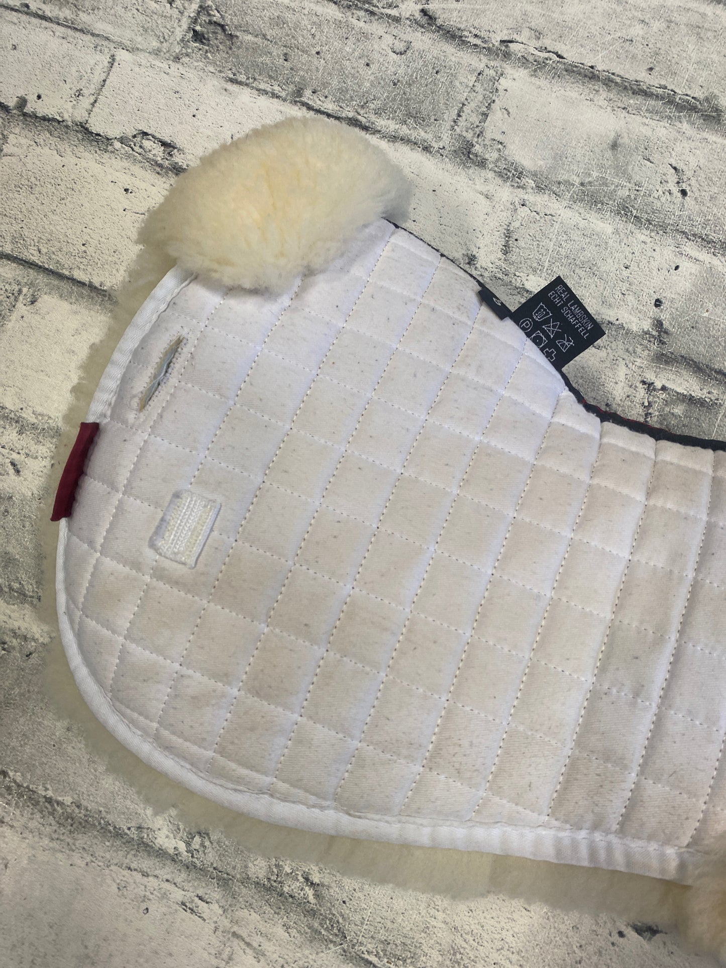 LeMieux Lambskin Half Pad White/Natural S