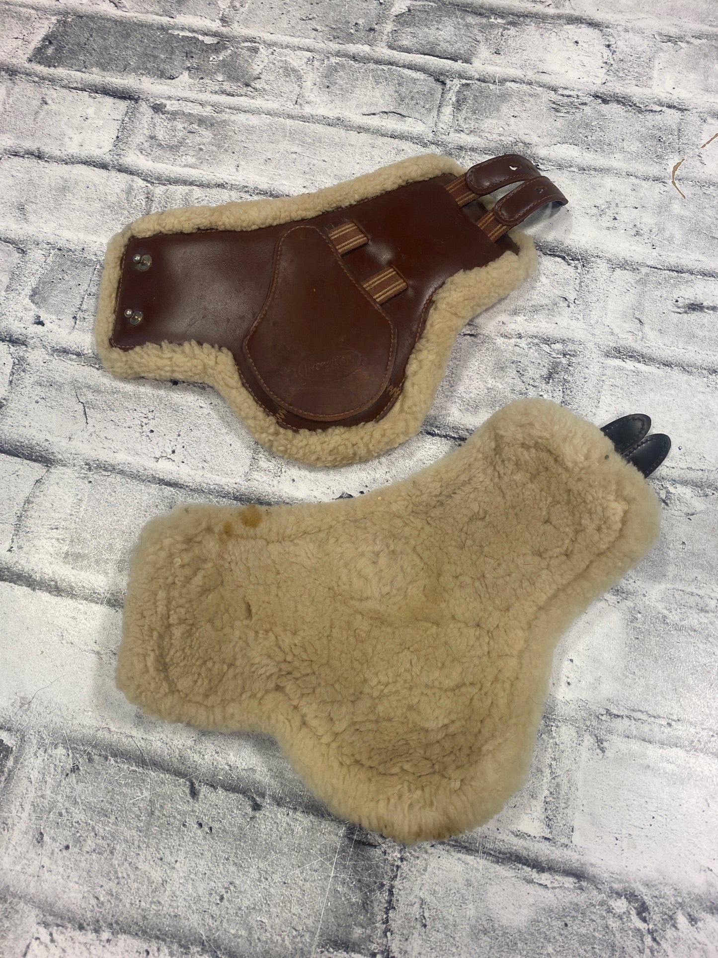 Prestige Sheepskin Leather Hind Boots Brown L