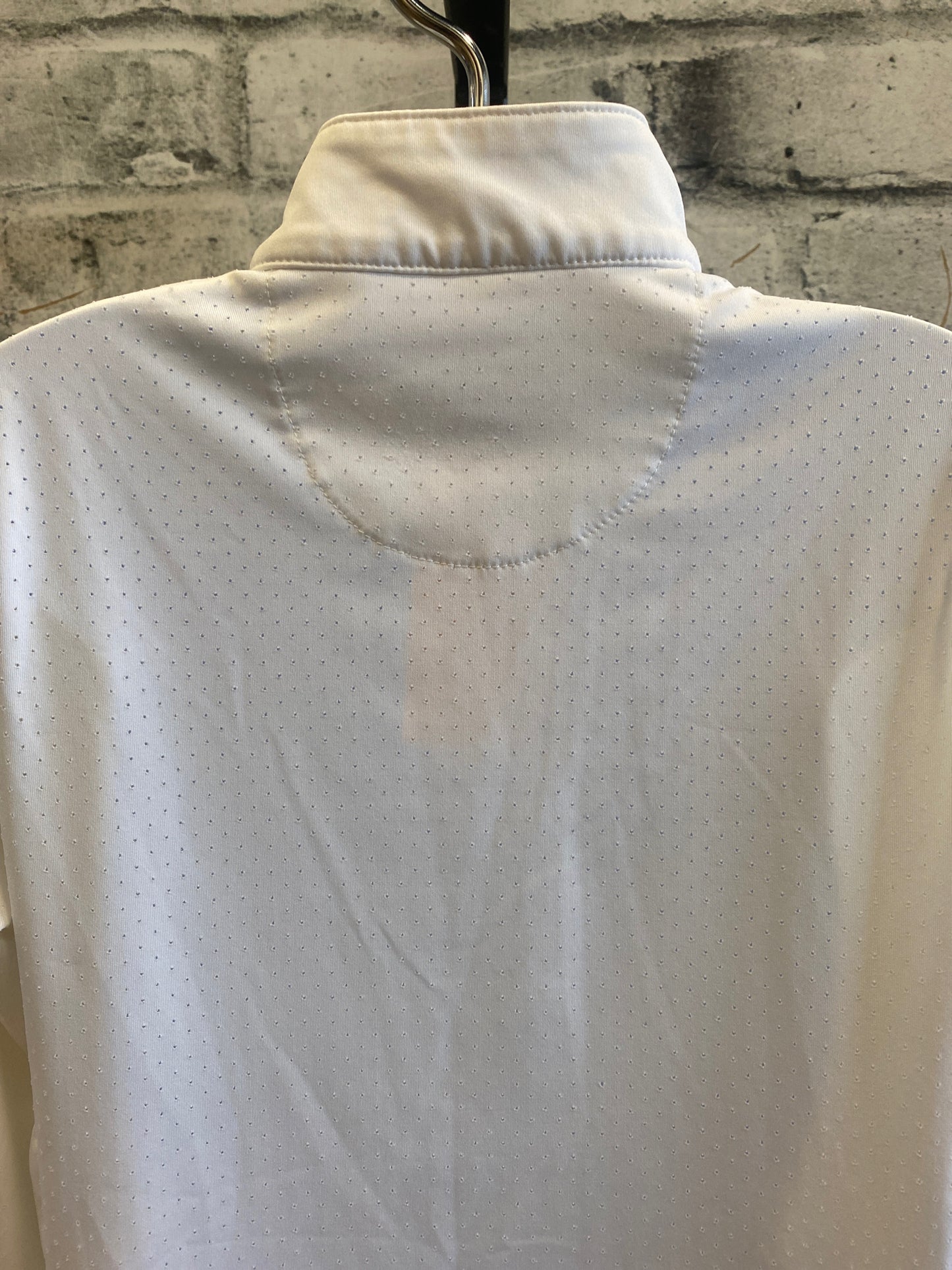 Elation Platinum LS Show Shirt White Childrens S