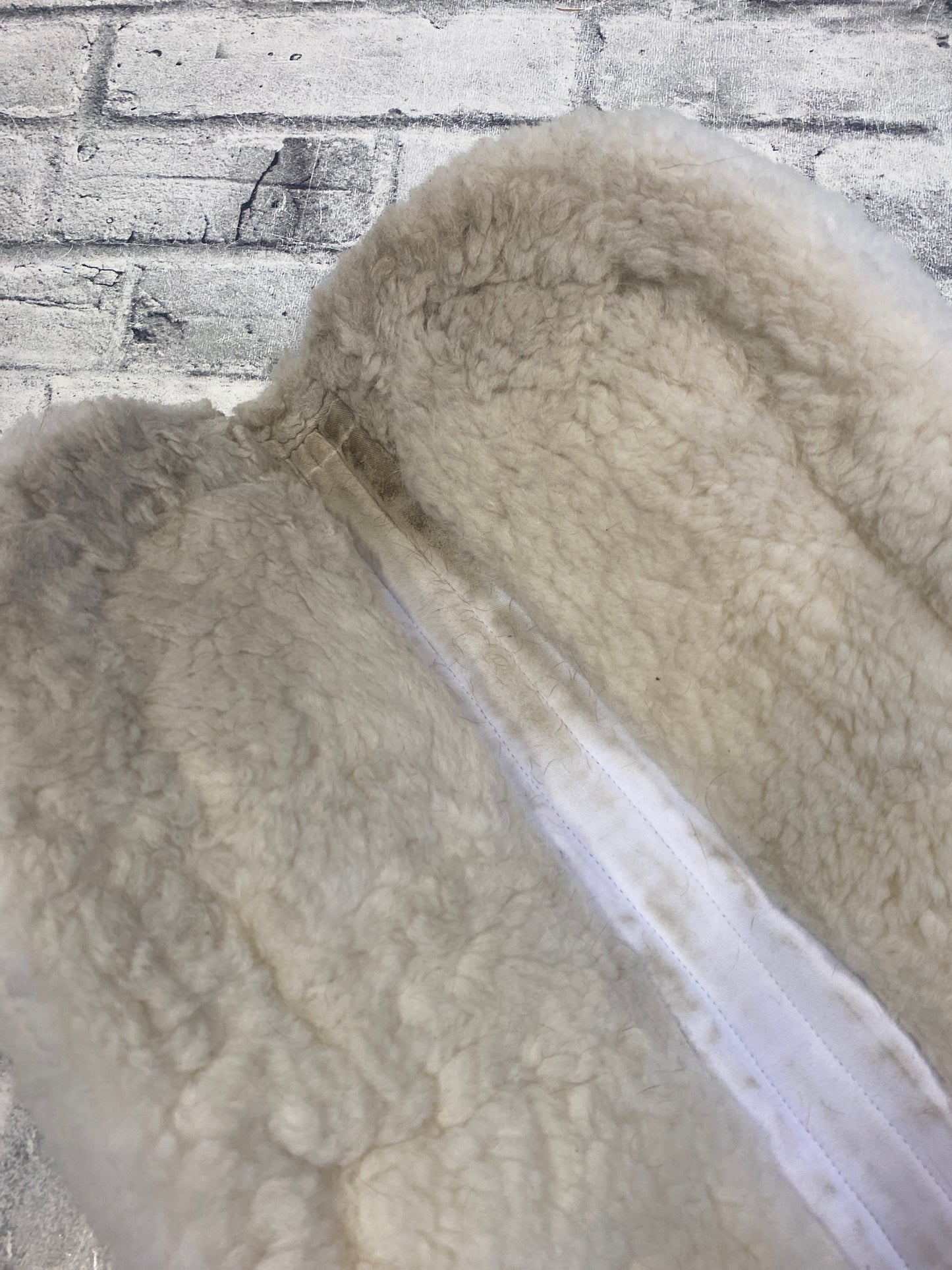 Shimmable Sheepskin Half Pad White M