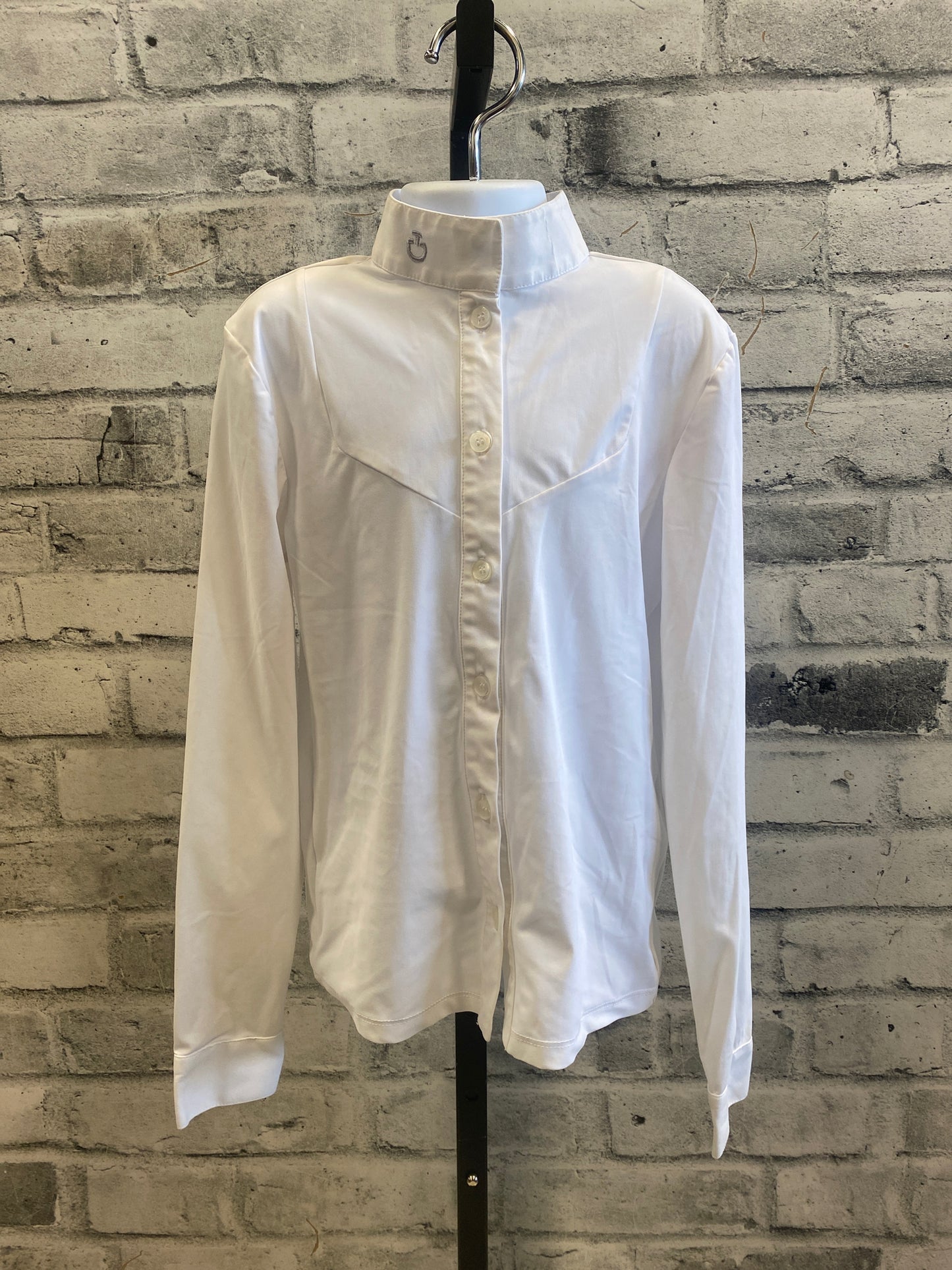 Cavalleria Toscana LS Show Shirt White Childrens M