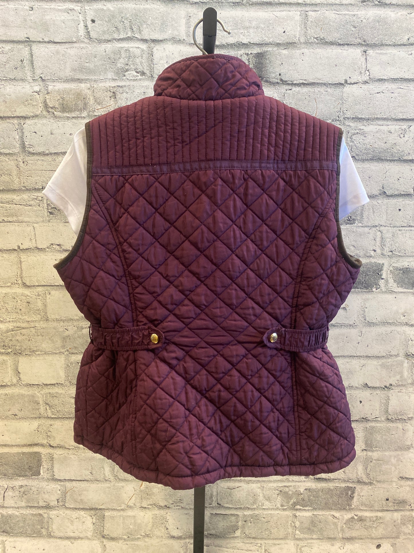 Weatherproof Quilted Lined Vest Burgundy L