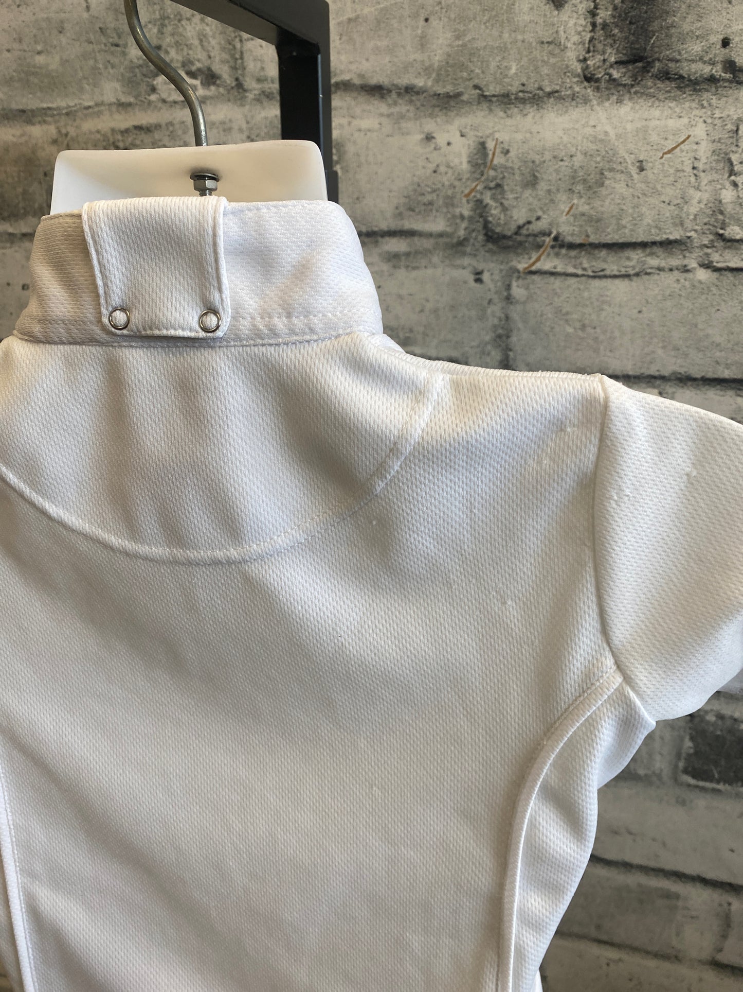 Elation Platinum SS Show Shirt White Childrens XS