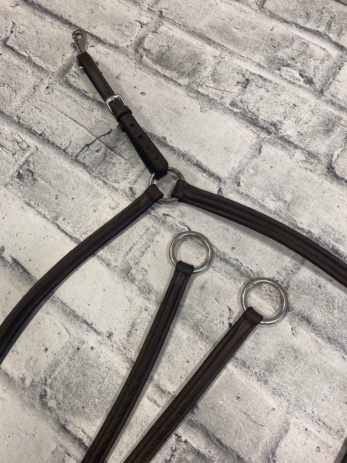 Bobby's Tack Breastplate + Running Attachment Brown F