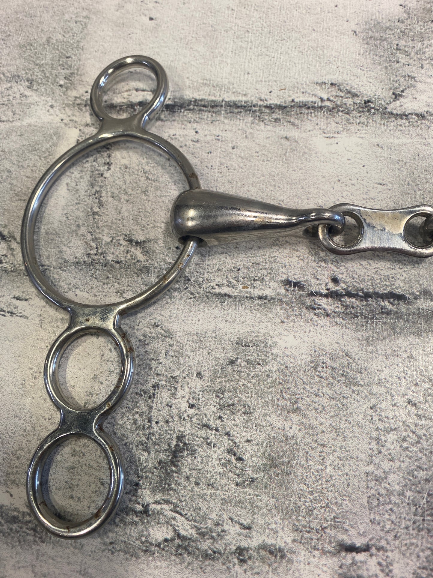 5" 4-Ring Gag w French Link