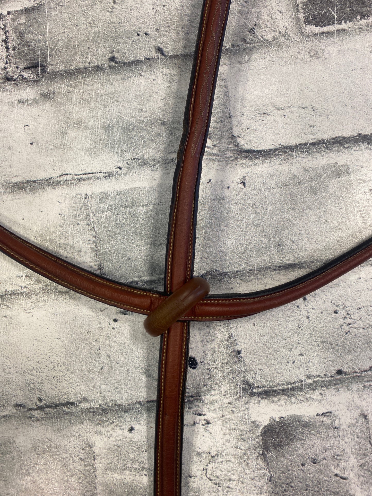 Raised Standing Martingale Brown Cob