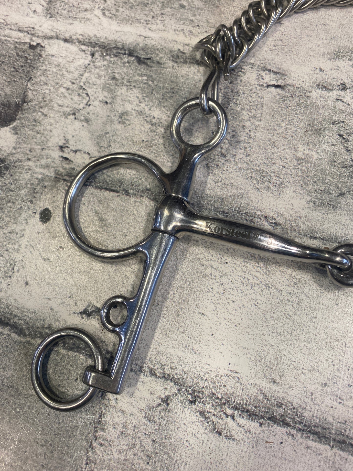 5" Korsteel Pelham w Chain