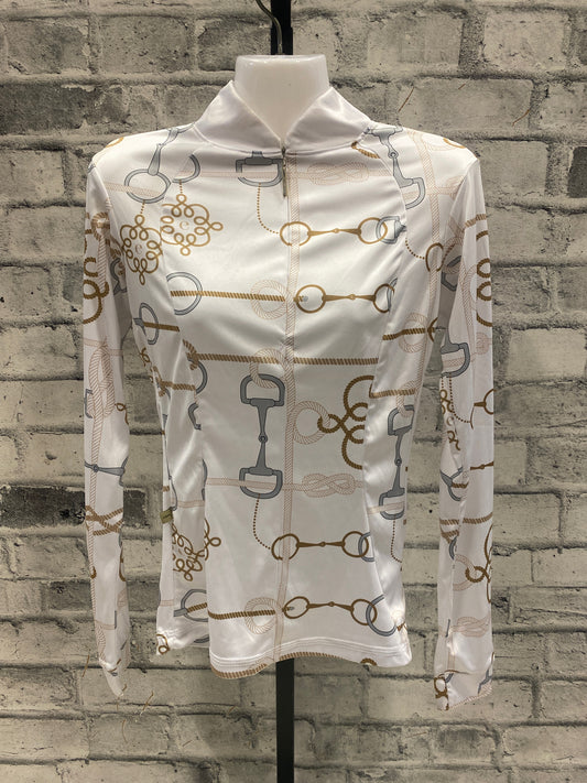 Espoir Sun Shirt Bit Print White S