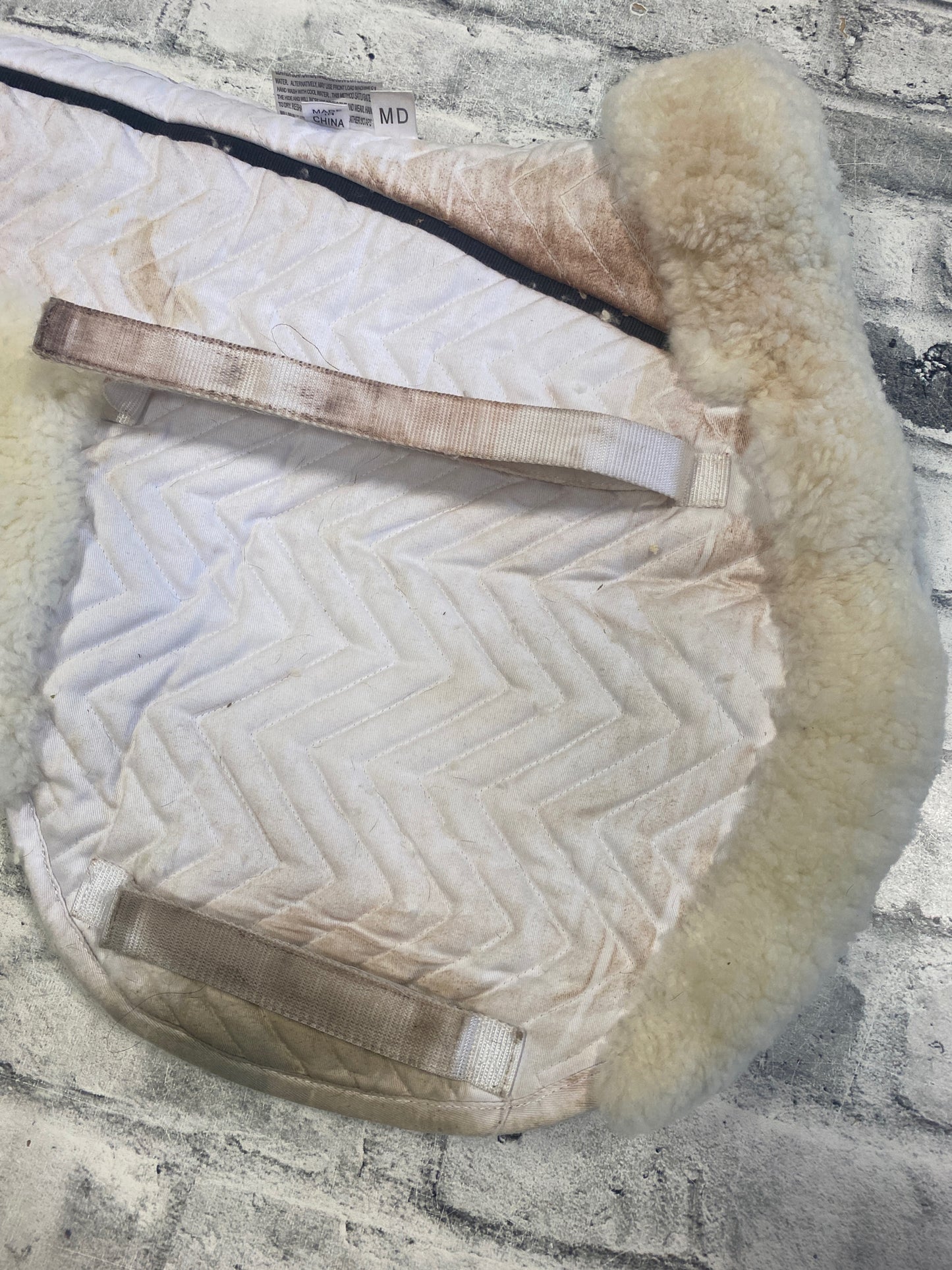 Fleeceworks Shaped Pad White M