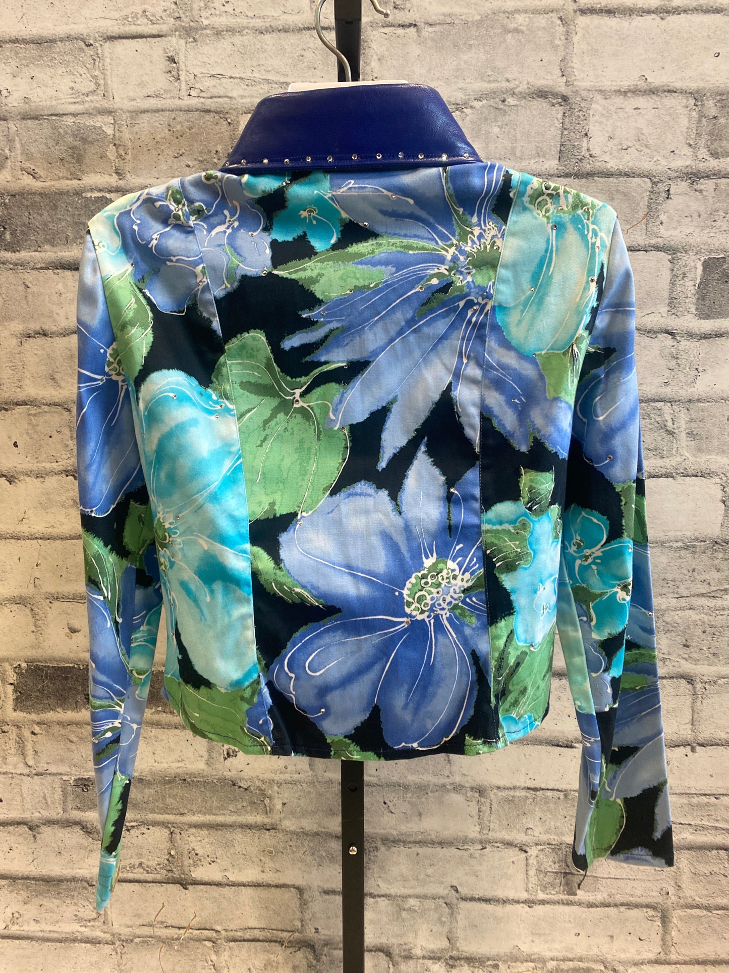 Showmanship Show Shirt Blue/Green 8