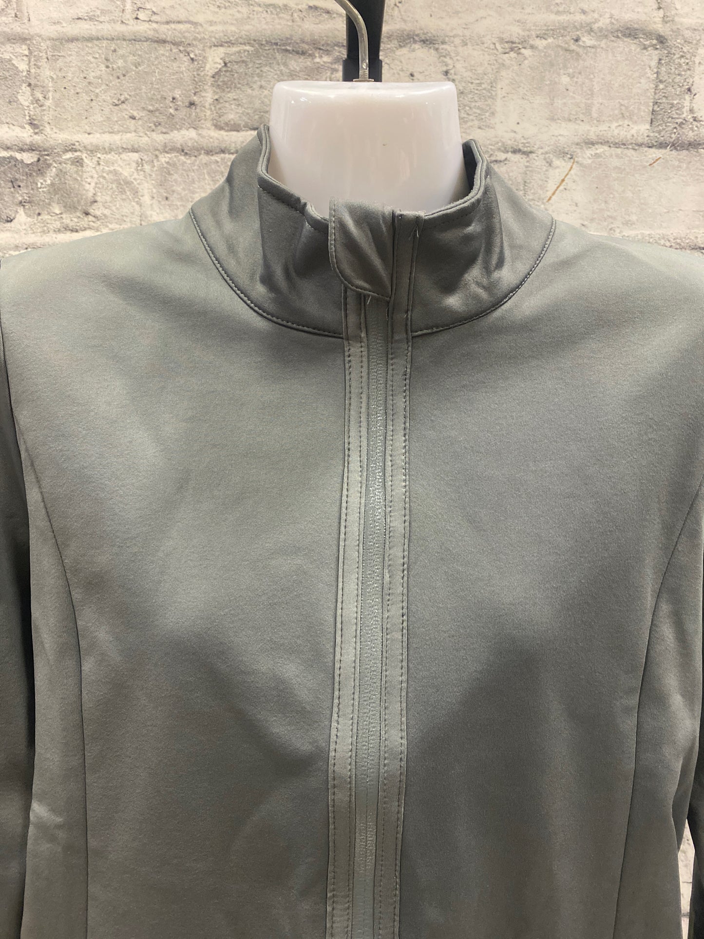 Alessandro Alabanese Platinum Zip Up Lightweight Jacket Grey L