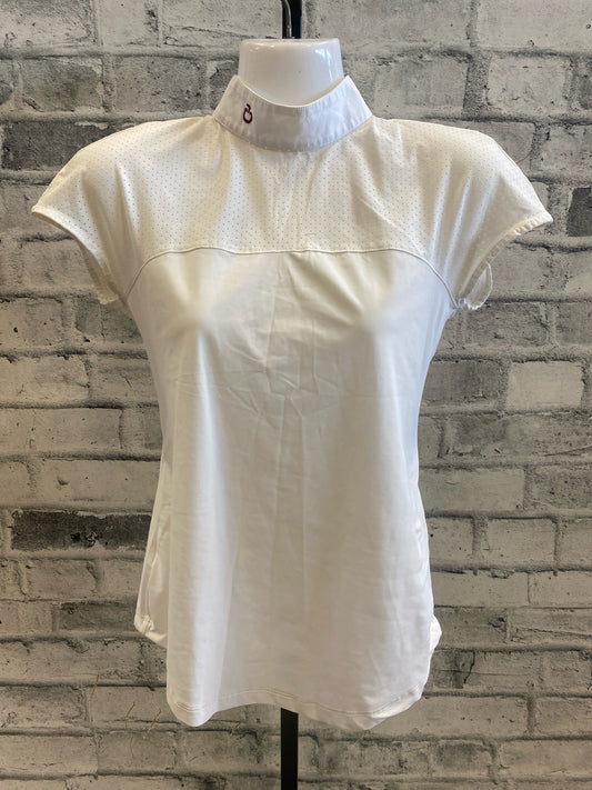 Cavalleria Toscana Breathable SS Show Shirt Cream S