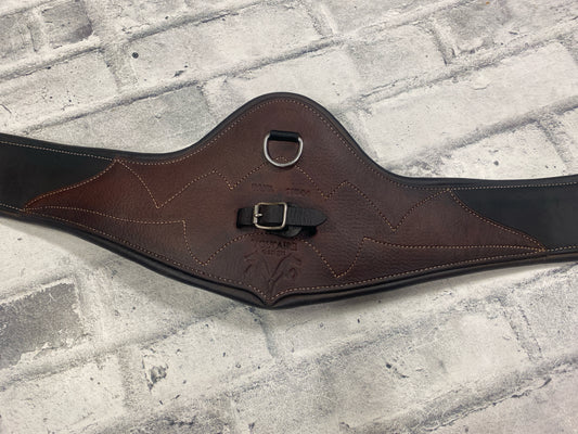 54" Voltaire Leather Girth Brown