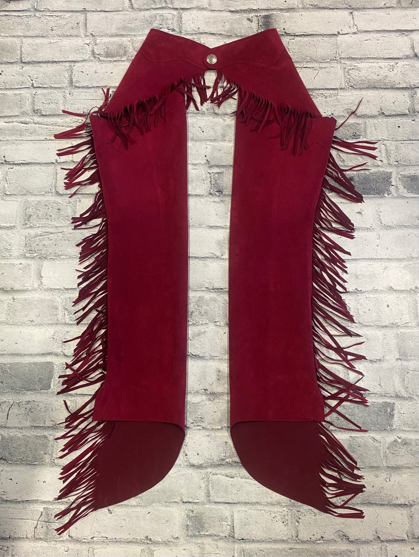 Ultra Suede Show Chaps Red