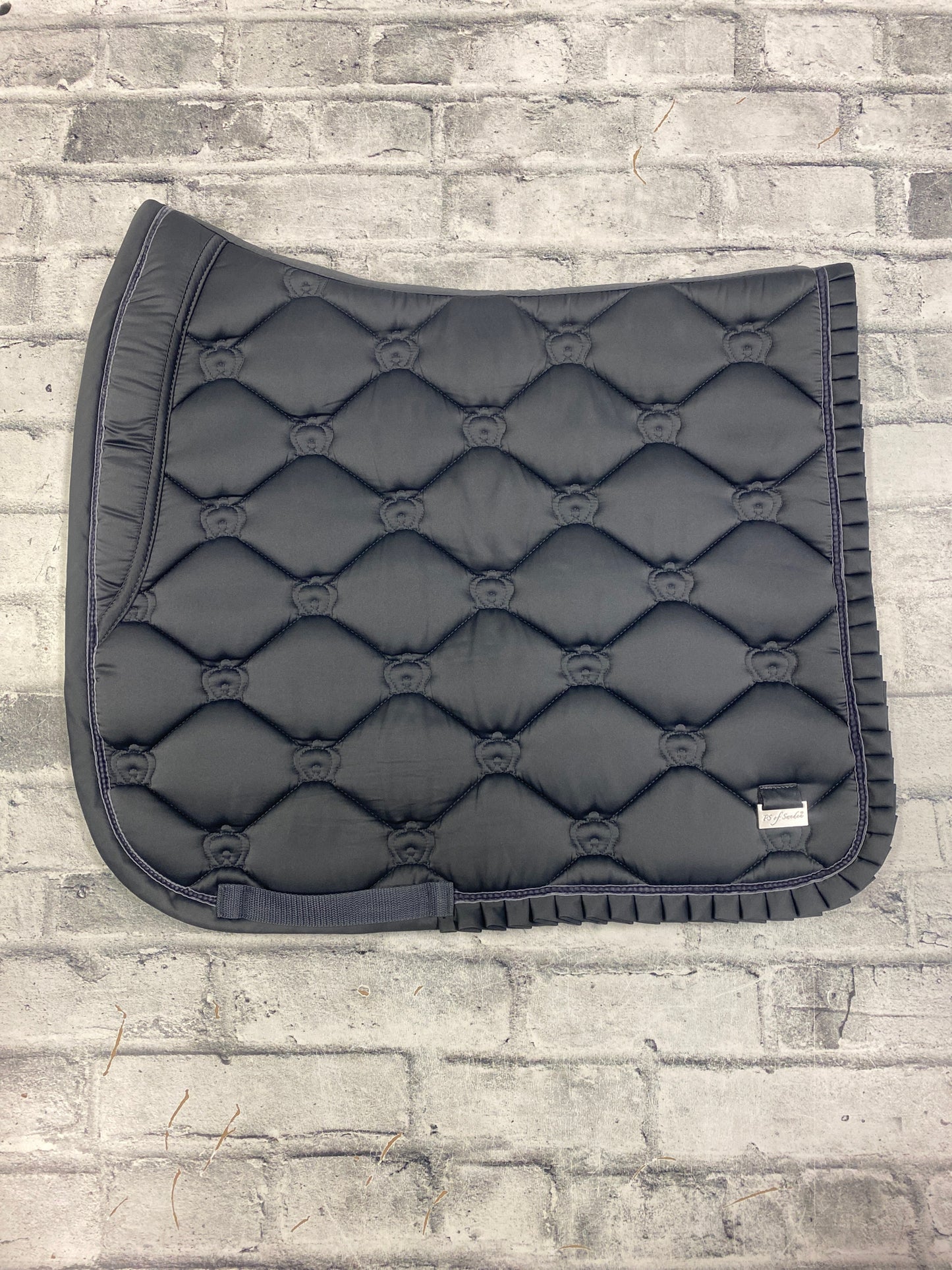 PS of Sweeden Dressage Pad Grey/Ruffle Full