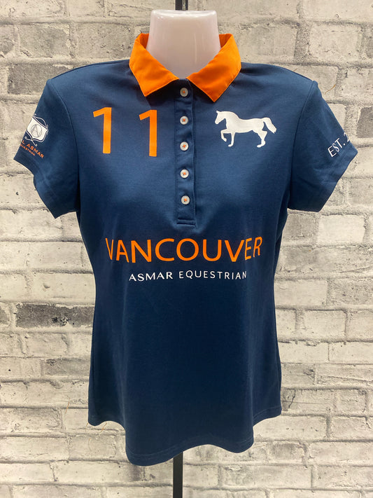 Noel Asmar SS Polo Navy & Orange XS