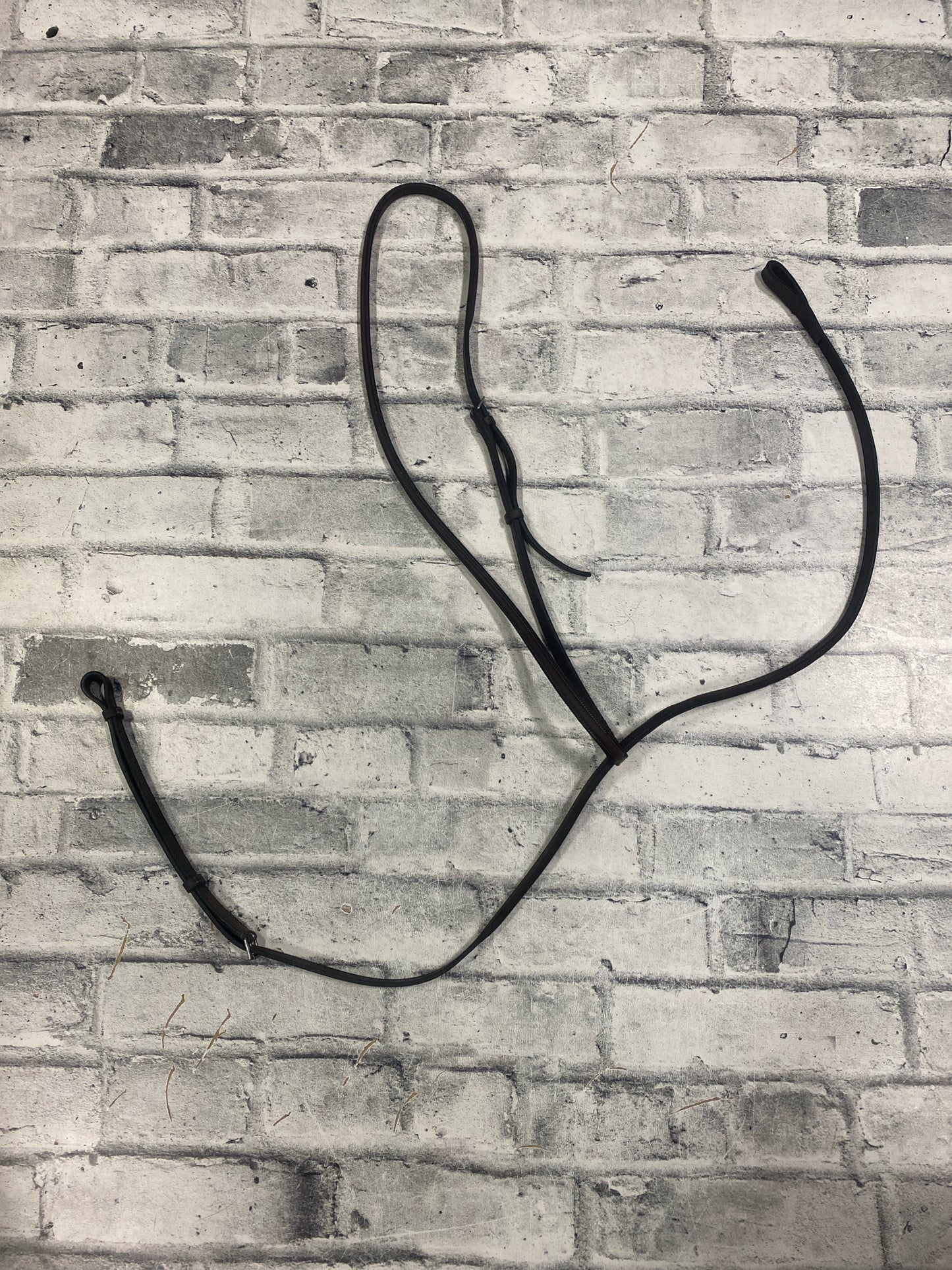 Fancy Stitch Raised Standing Martingale Brown F