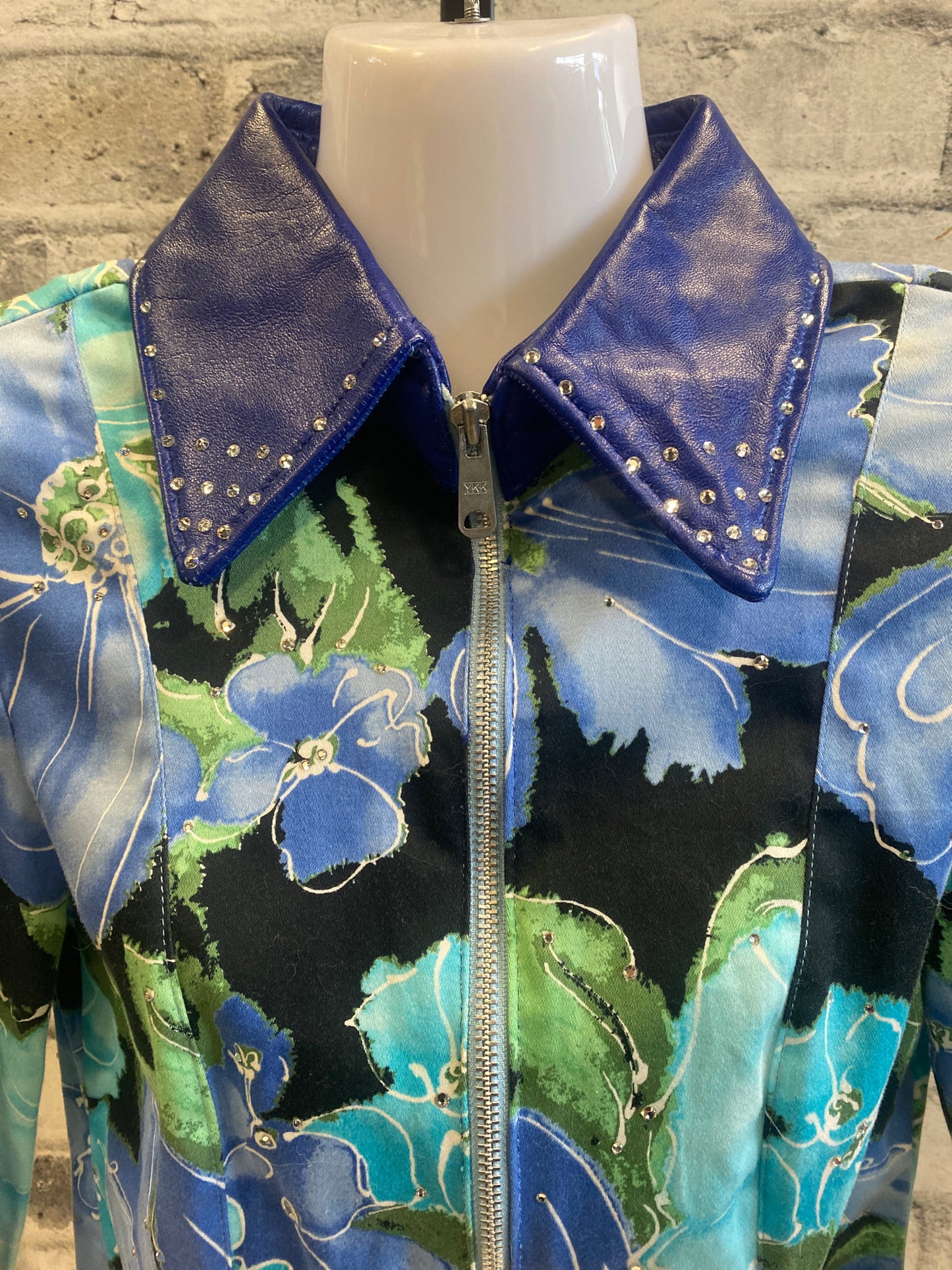 Showmanship Show Shirt Blue/Green 8
