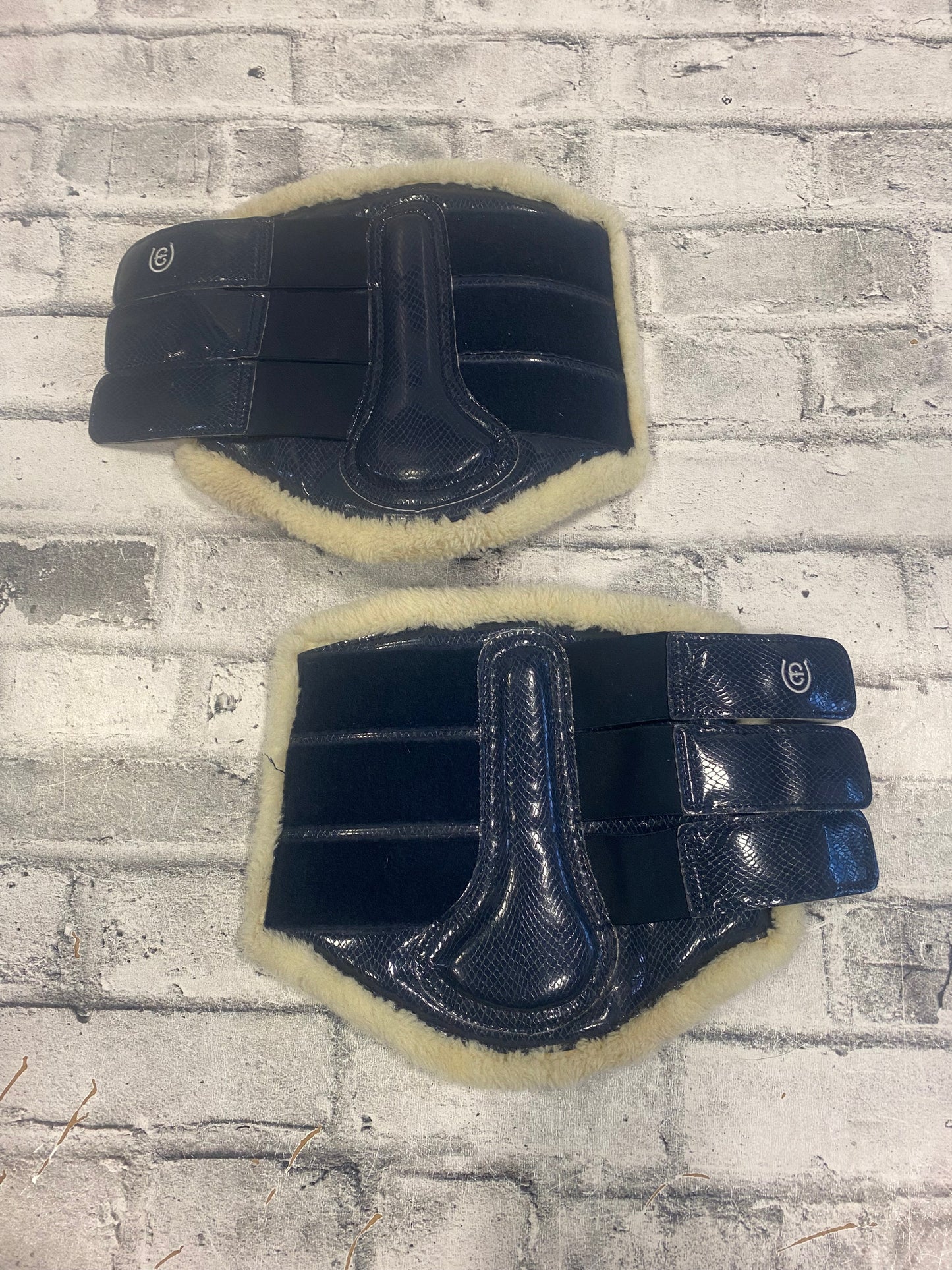 Equestrian Stockholm Brushing Boots Navy L